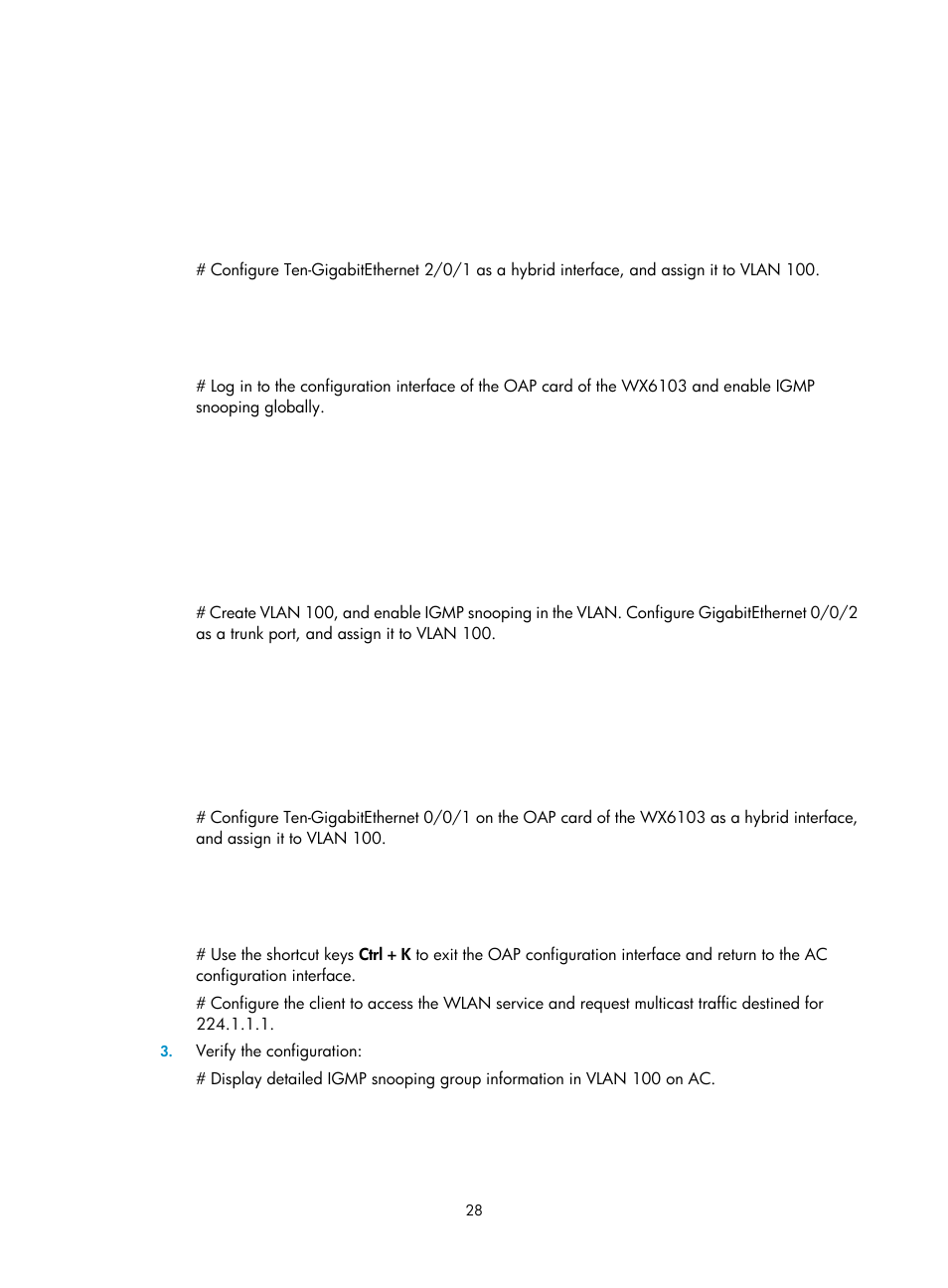H3C Technologies H3C WX3000E Series Wireless Switches User Manual | Page 37 / 111