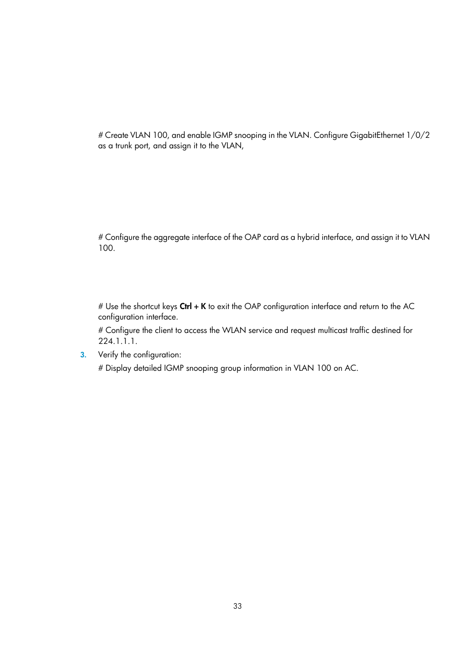 H3C Technologies H3C WX3000E Series Wireless Switches User Manual | Page 42 / 111
