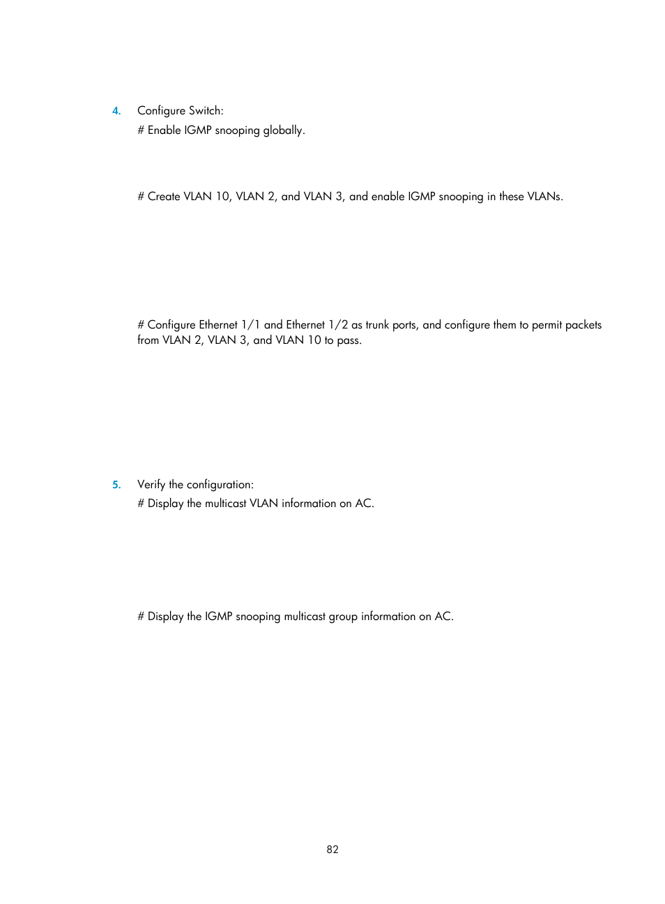 H3C Technologies H3C WX3000E Series Wireless Switches User Manual | Page 91 / 111