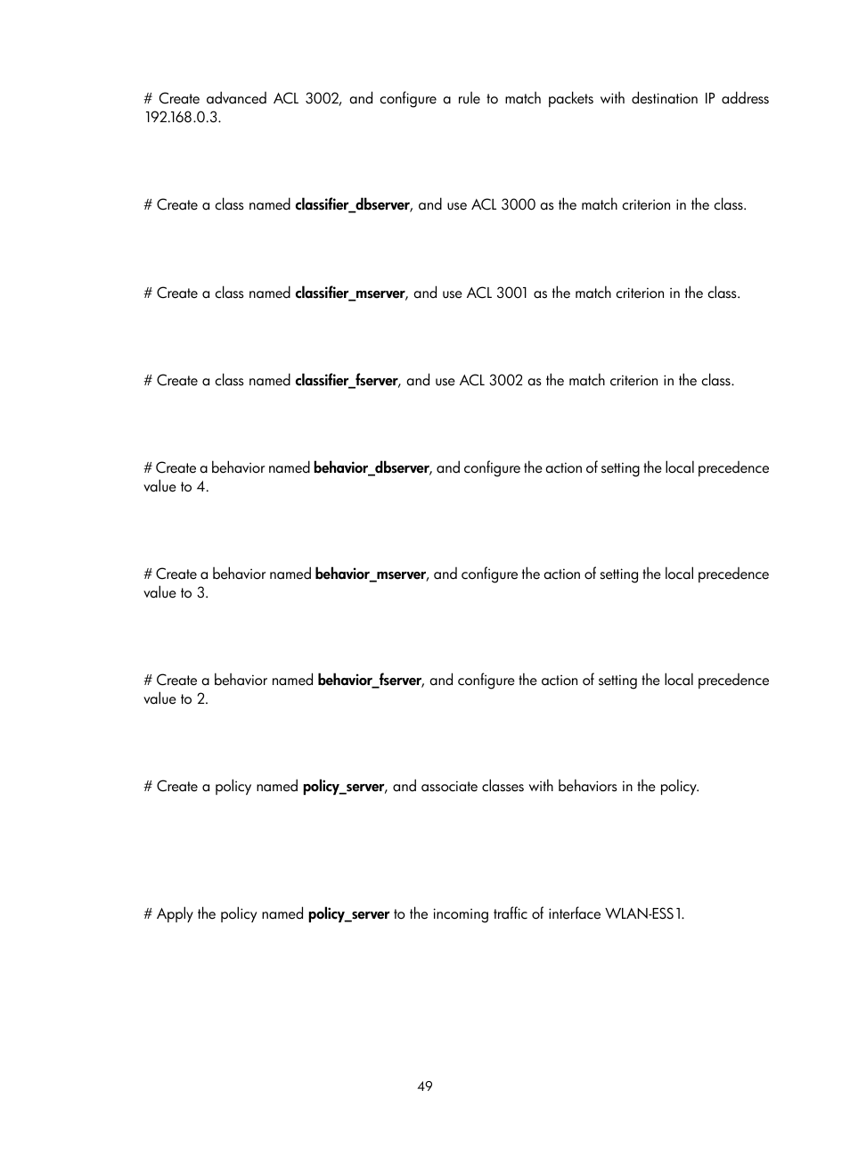 H3C Technologies H3C WX3000E Series Wireless Switches User Manual | Page 58 / 63