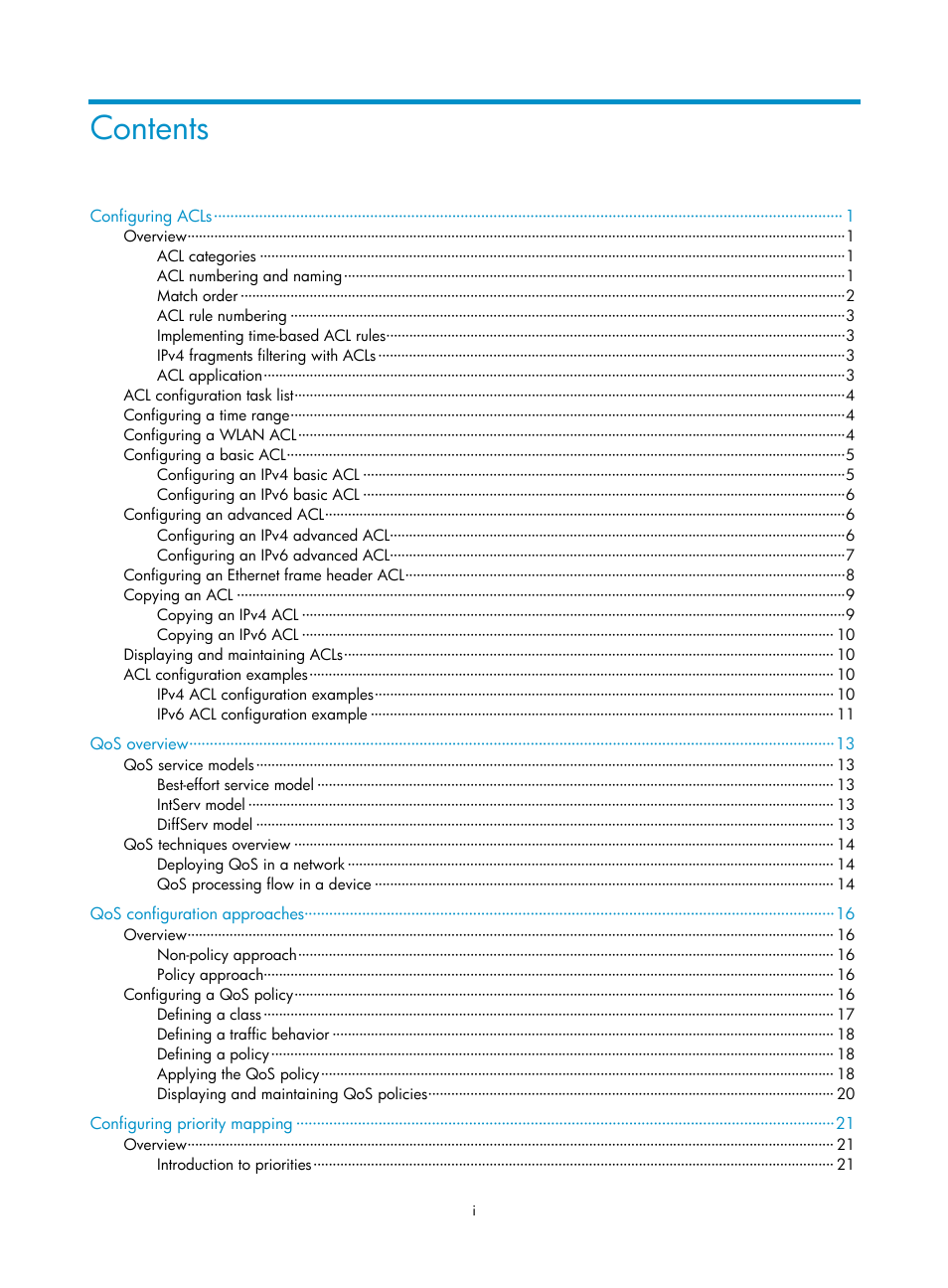 H3C Technologies H3C WX3000E Series Wireless Switches User Manual | Page 7 / 63