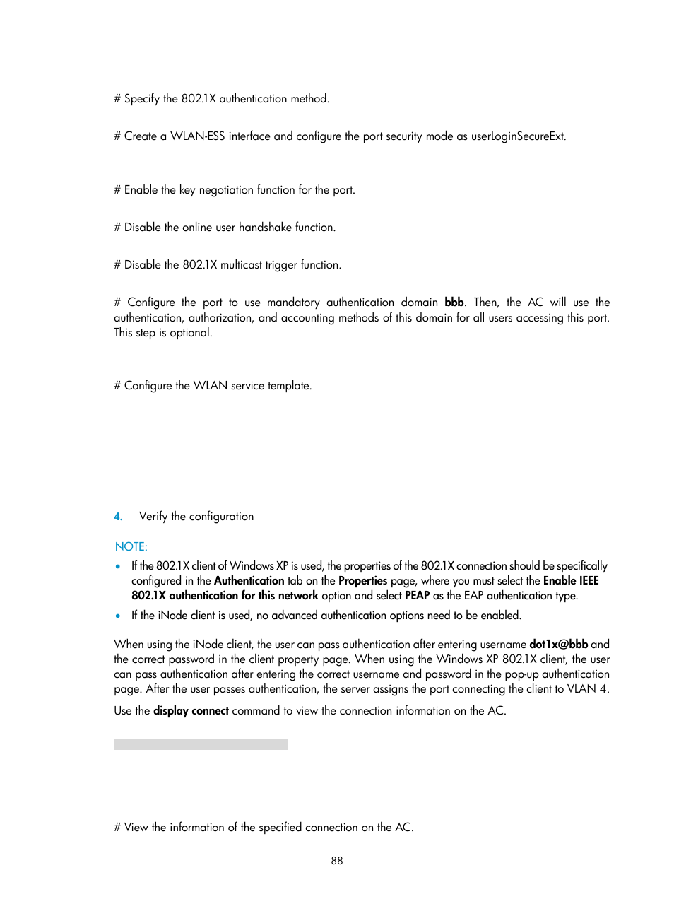 H3C Technologies H3C WX3000E Series Wireless Switches User Manual | Page 102 / 394