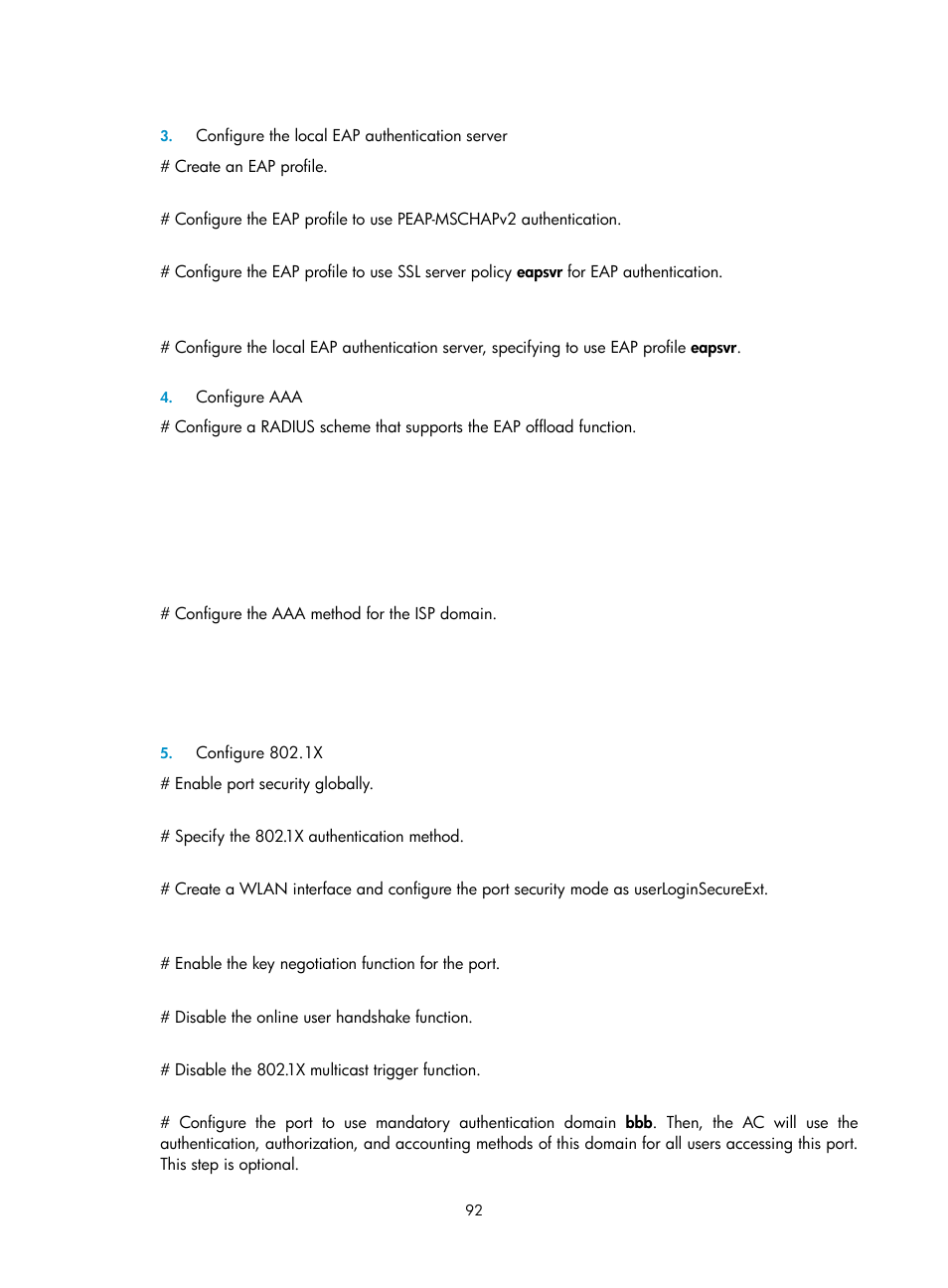 H3C Technologies H3C WX3000E Series Wireless Switches User Manual | Page 106 / 394