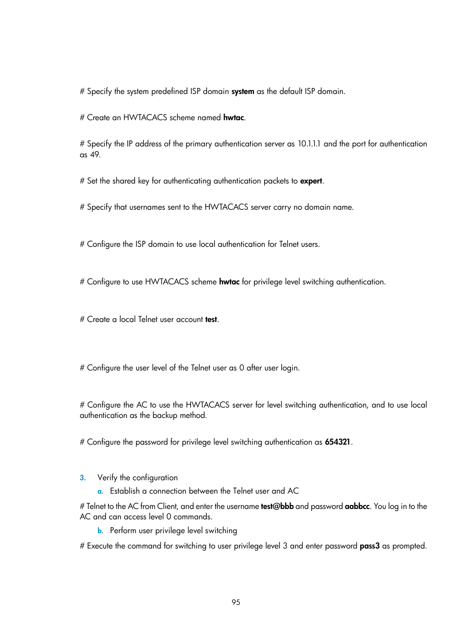H3C Technologies H3C WX3000E Series Wireless Switches User Manual | Page 109 / 394