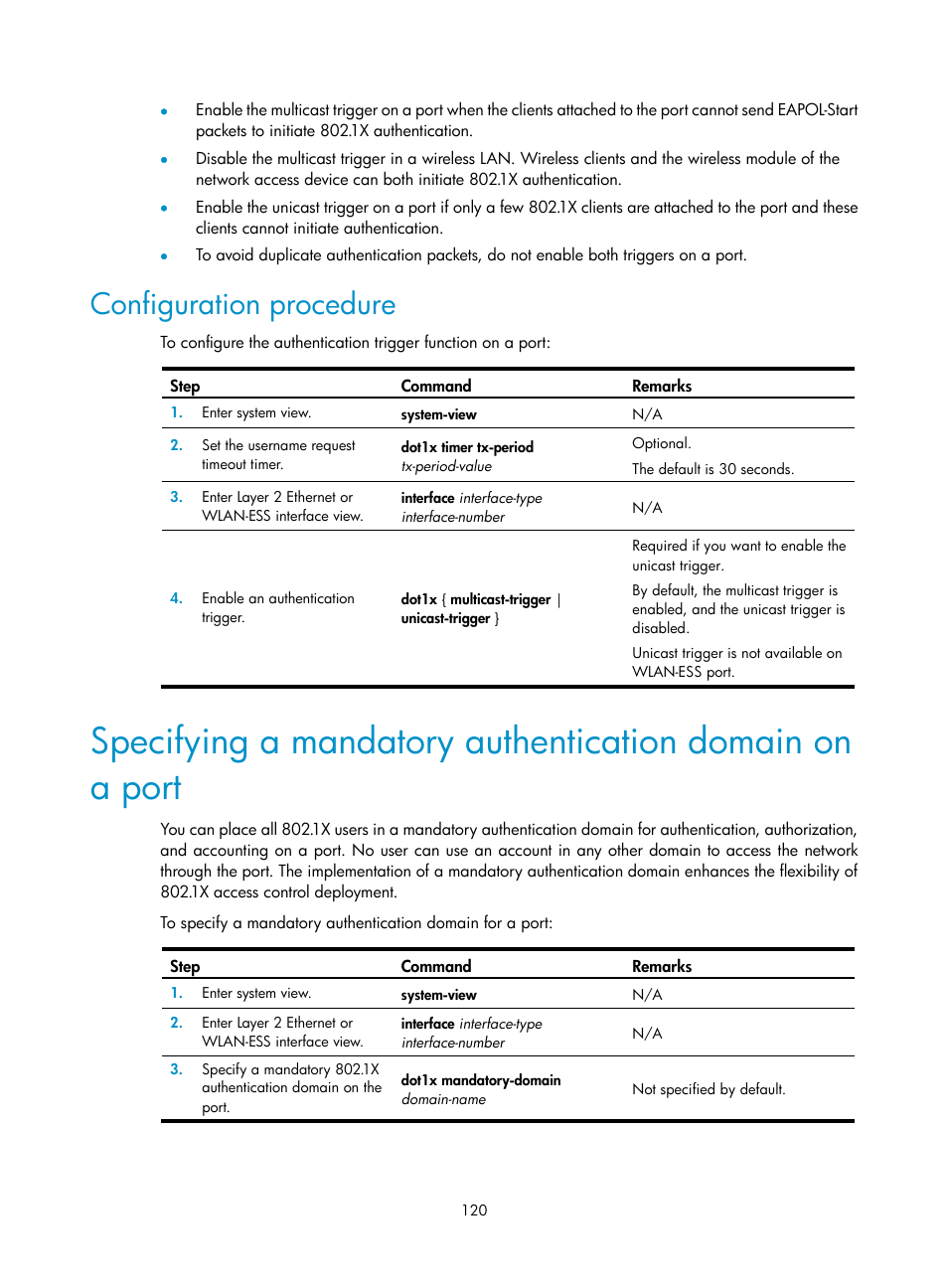 Configuration procedure | H3C Technologies H3C WX3000E Series Wireless Switches User Manual | Page 134 / 394