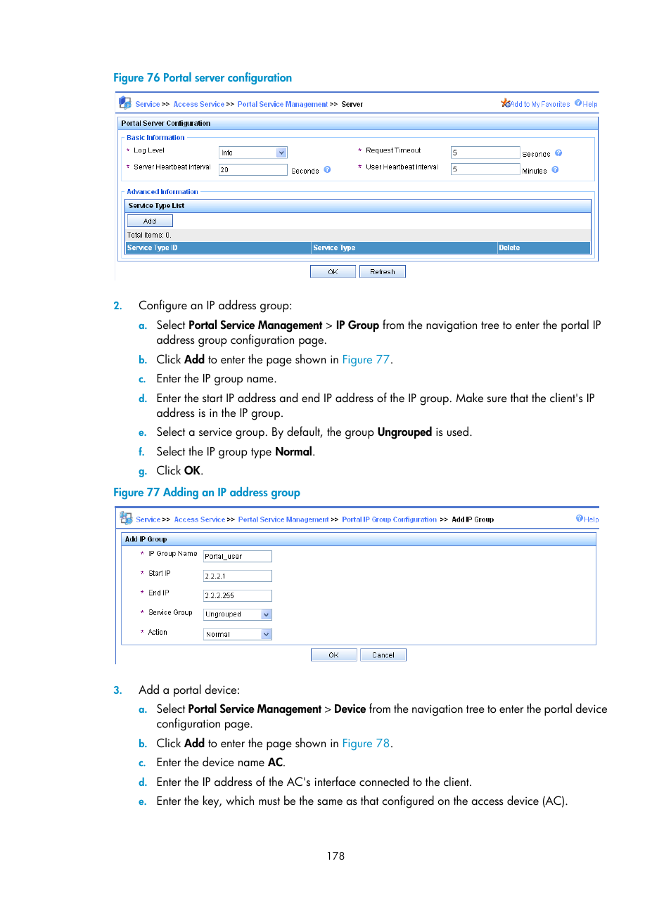 Figure 76 | H3C Technologies H3C WX3000E Series Wireless Switches User Manual | Page 192 / 394