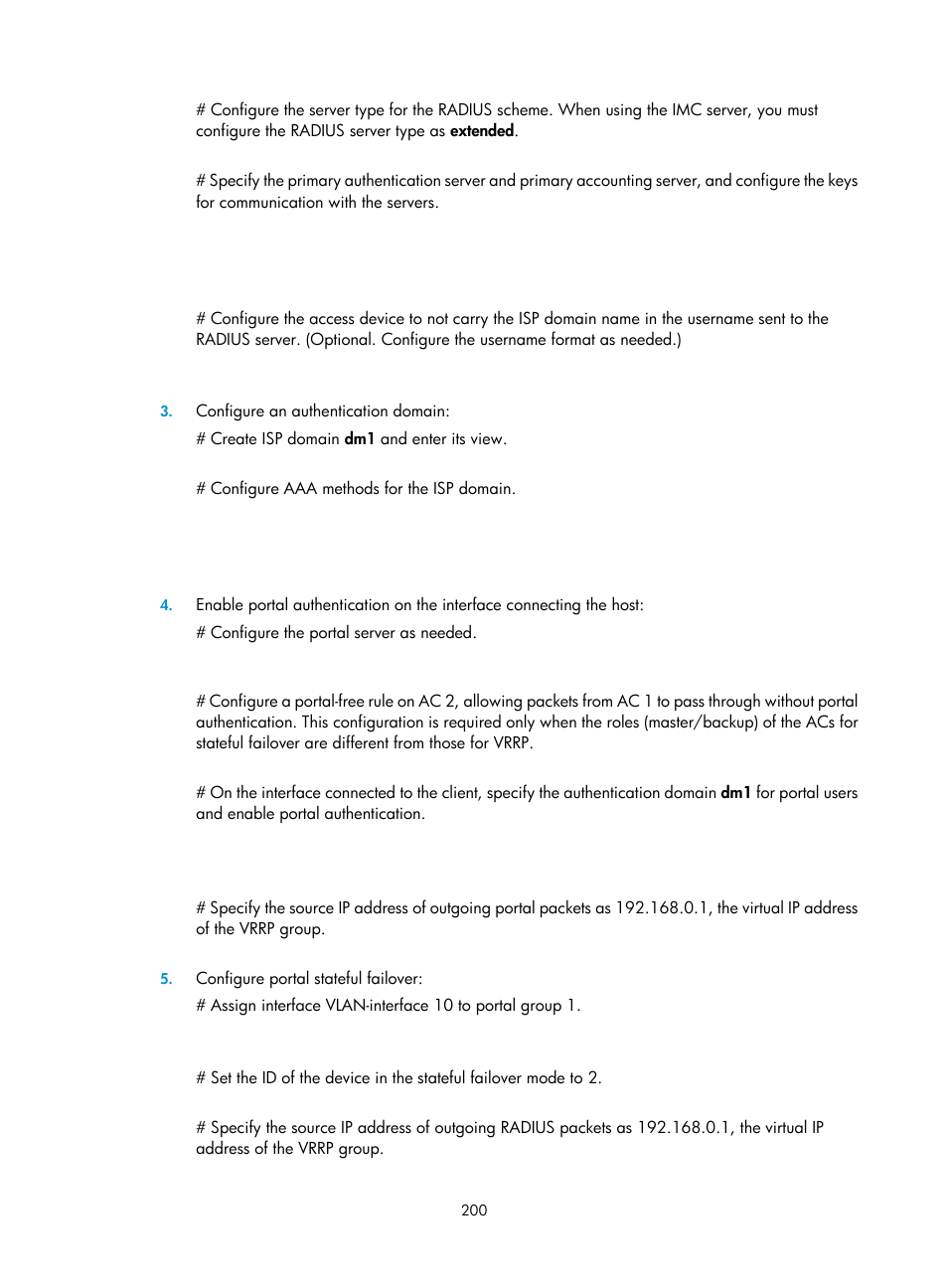 H3C Technologies H3C WX3000E Series Wireless Switches User Manual | Page 214 / 394