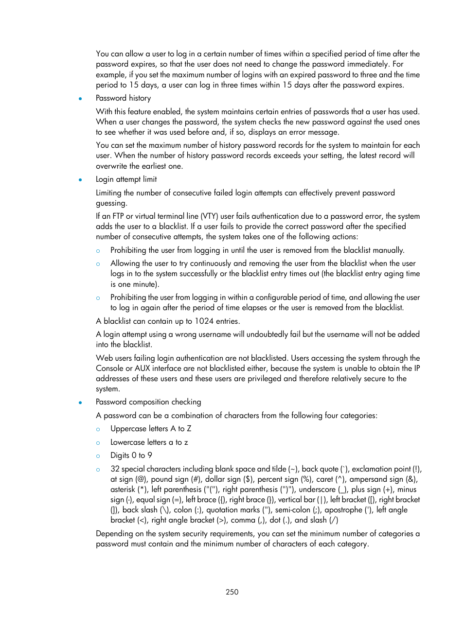 H3C Technologies H3C WX3000E Series Wireless Switches User Manual | Page 264 / 394