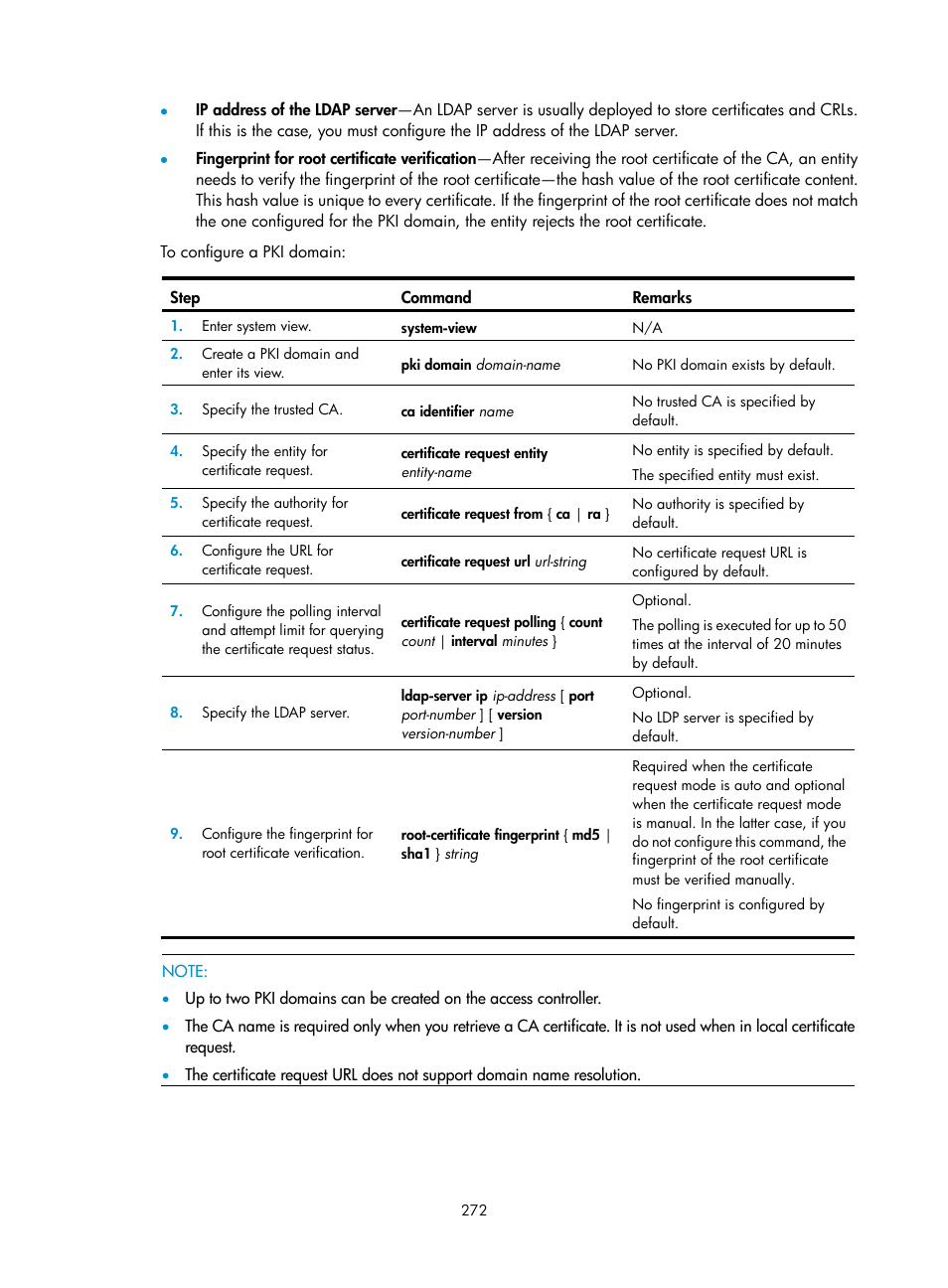 H3C Technologies H3C WX3000E Series Wireless Switches User Manual | Page 286 / 394