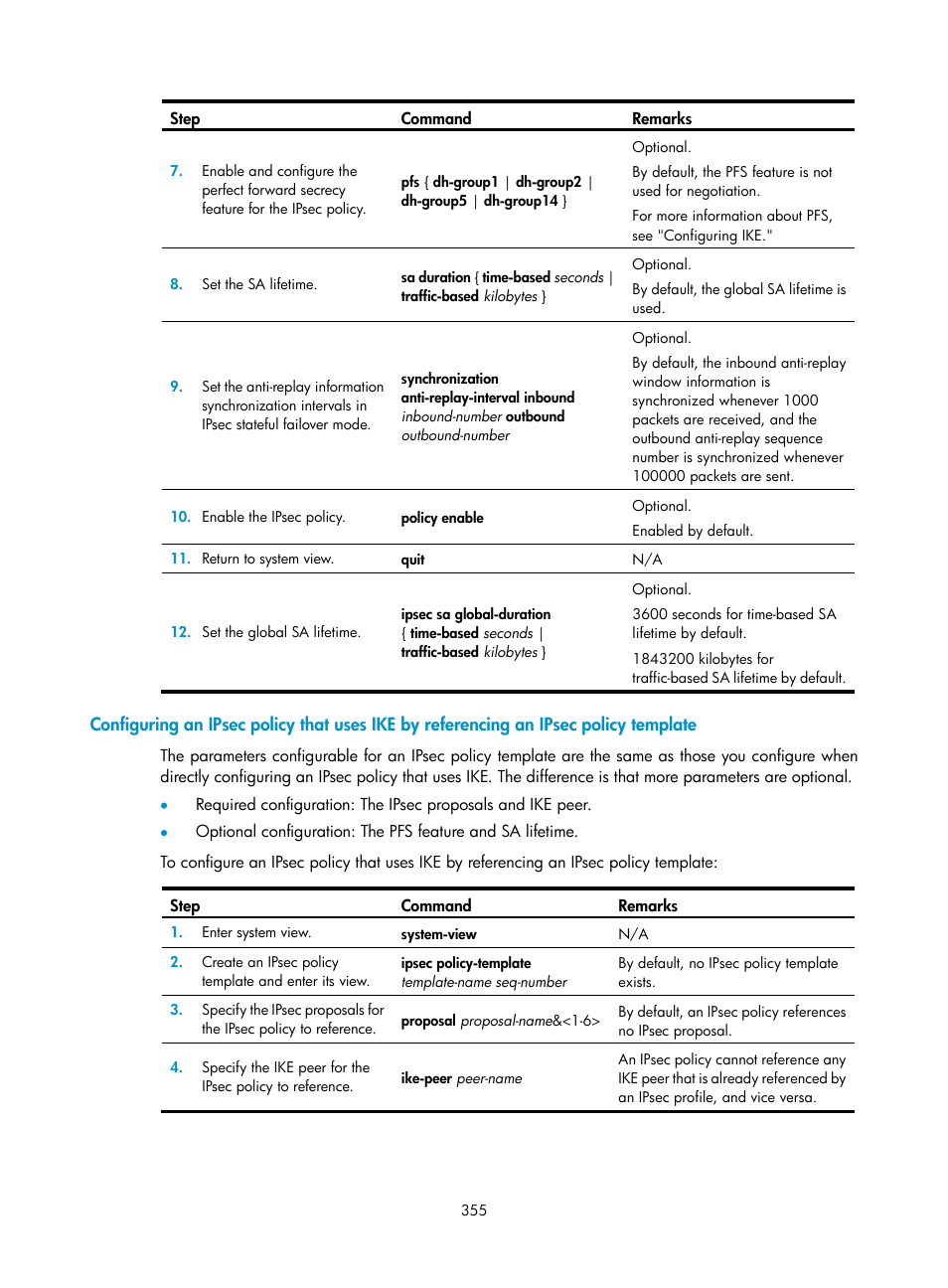 H3C Technologies H3C WX3000E Series Wireless Switches User Manual | Page 369 / 394