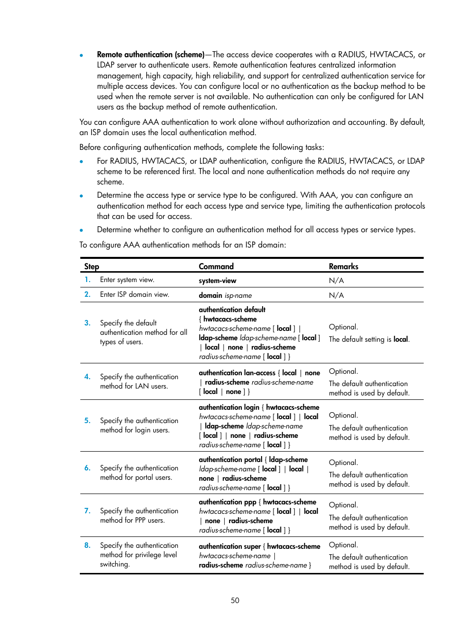 H3C Technologies H3C WX3000E Series Wireless Switches User Manual | Page 64 / 394