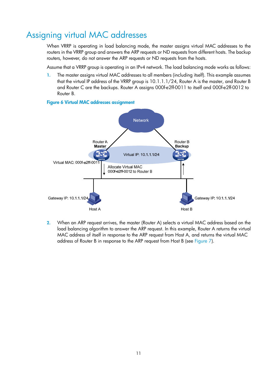 Assigning virtual mac addresses | H3C Technologies H3C WX3000E Series Wireless Switches User Manual | Page 19 / 62