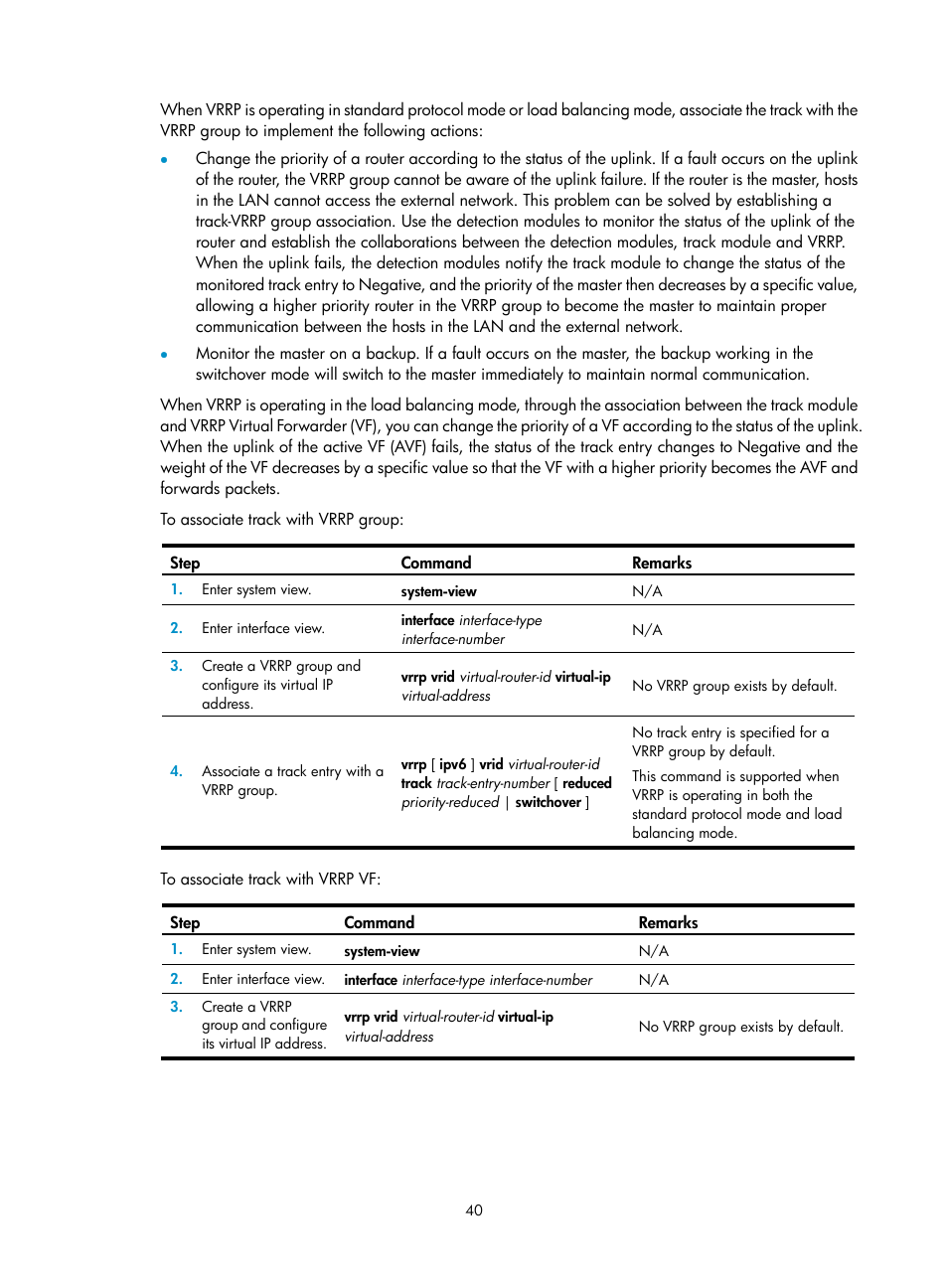 H3C Technologies H3C WX3000E Series Wireless Switches User Manual | Page 48 / 62