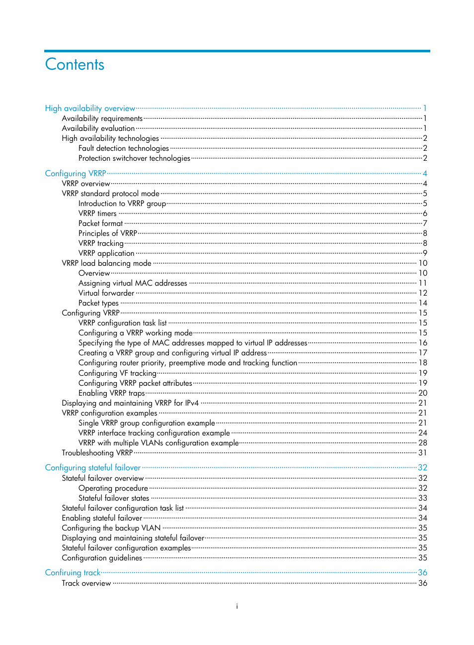 H3C Technologies H3C WX3000E Series Wireless Switches User Manual | Page 7 / 62