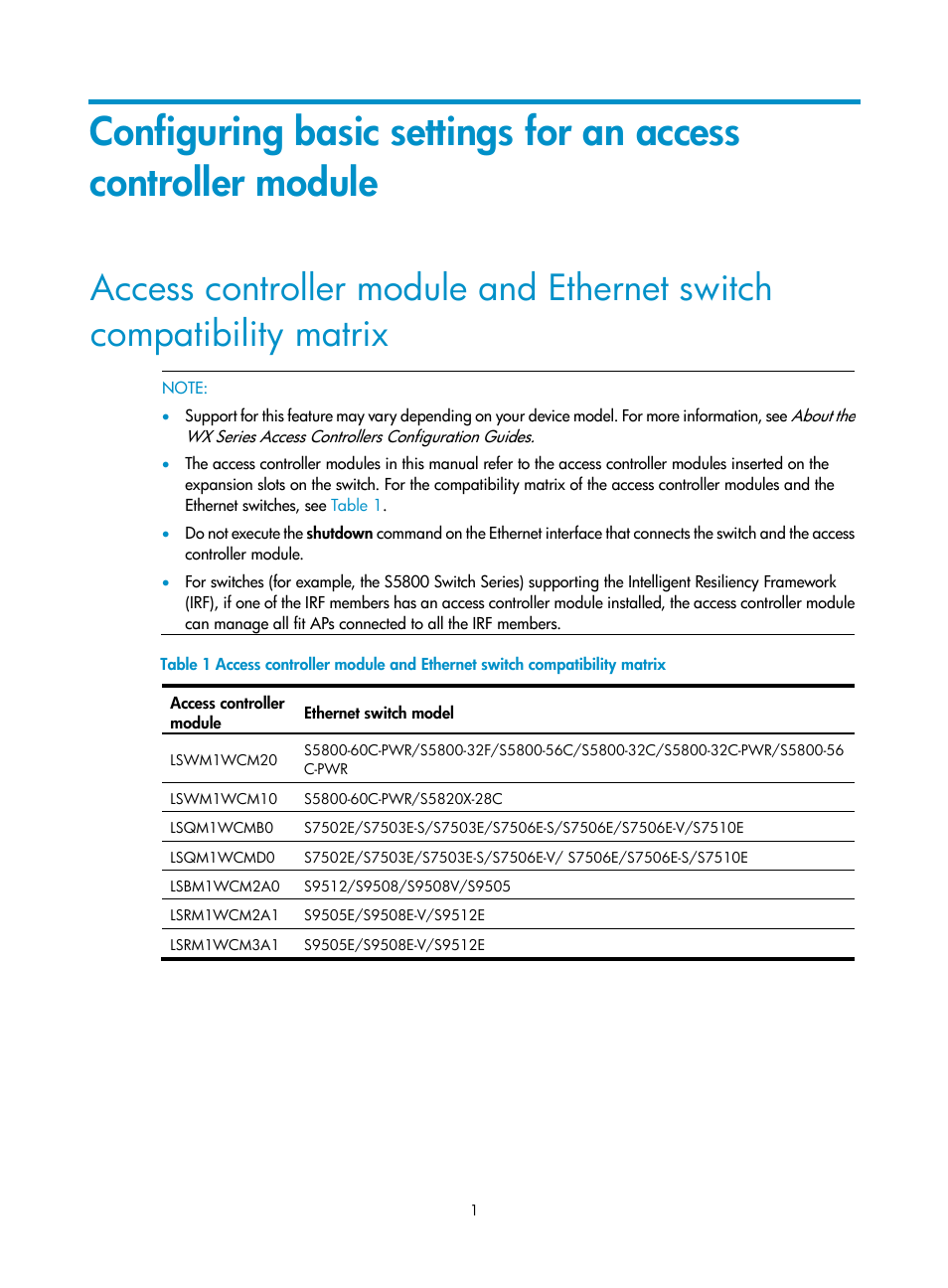 H3C Technologies H3C WX3000E Series Wireless Switches User Manual | Page 8 / 13