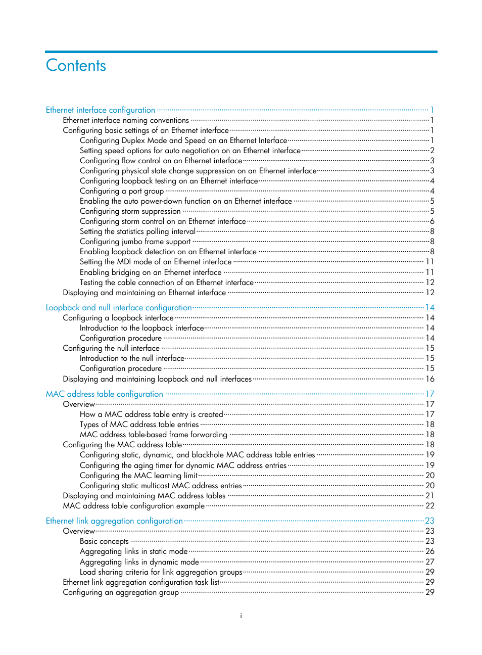 H3C Technologies H3C WX3000E Series Wireless Switches User Manual | Page 6 / 156