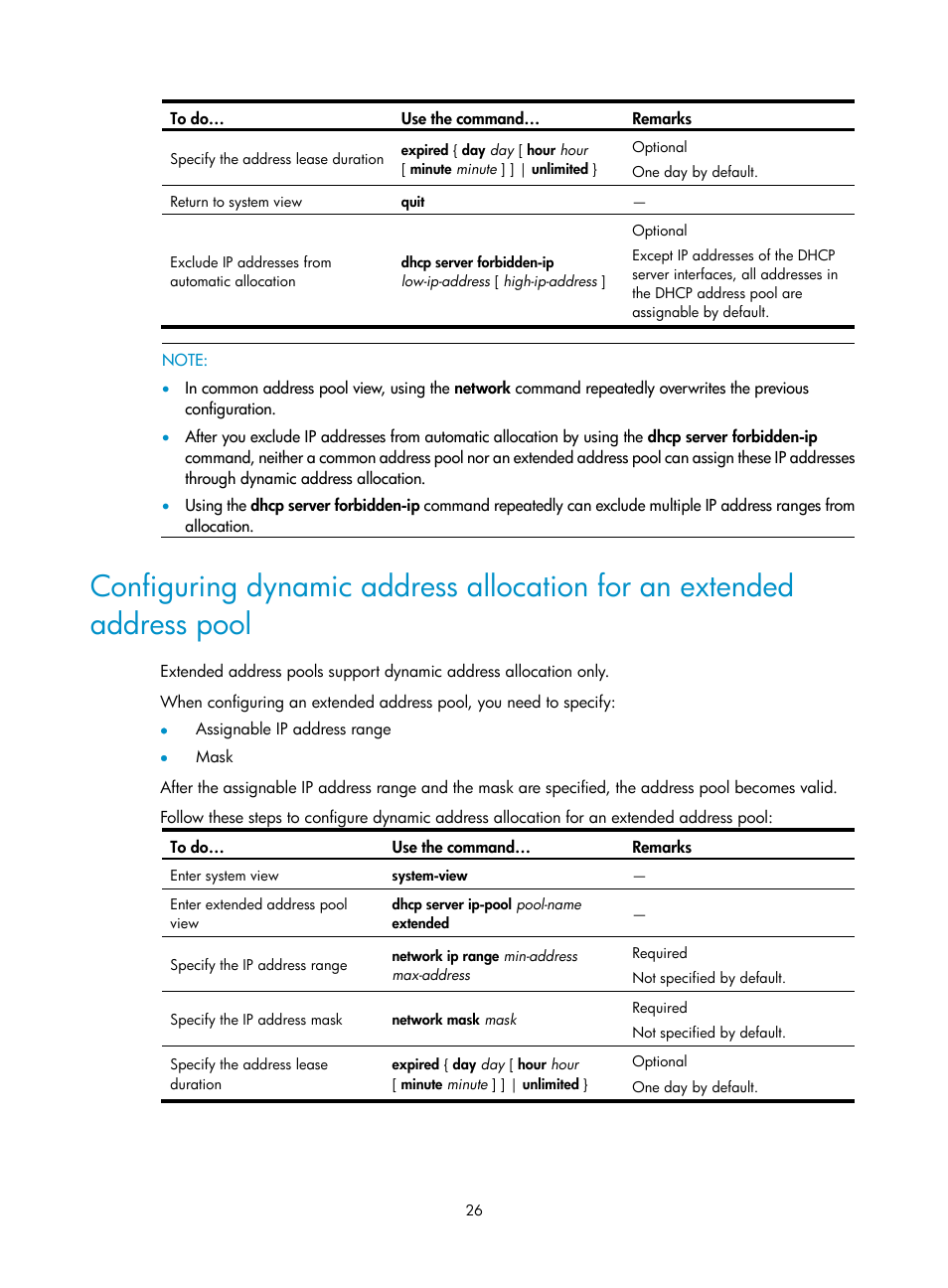 H3C Technologies H3C WX3000E Series Wireless Switches User Manual | Page 37 / 191