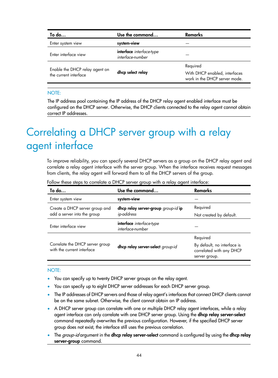 H3C Technologies H3C WX3000E Series Wireless Switches User Manual | Page 55 / 191