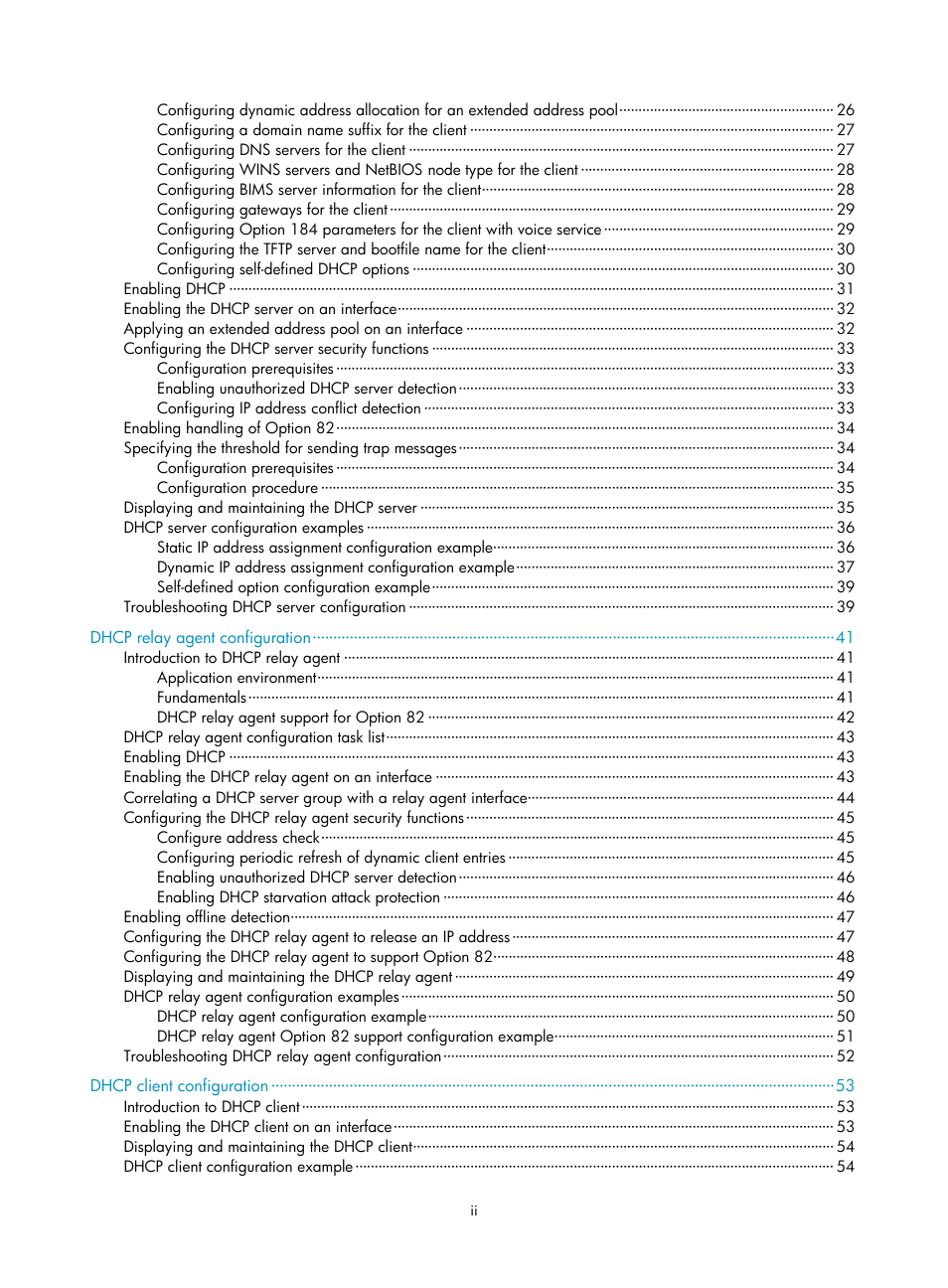 H3C Technologies H3C WX3000E Series Wireless Switches User Manual | Page 7 / 191