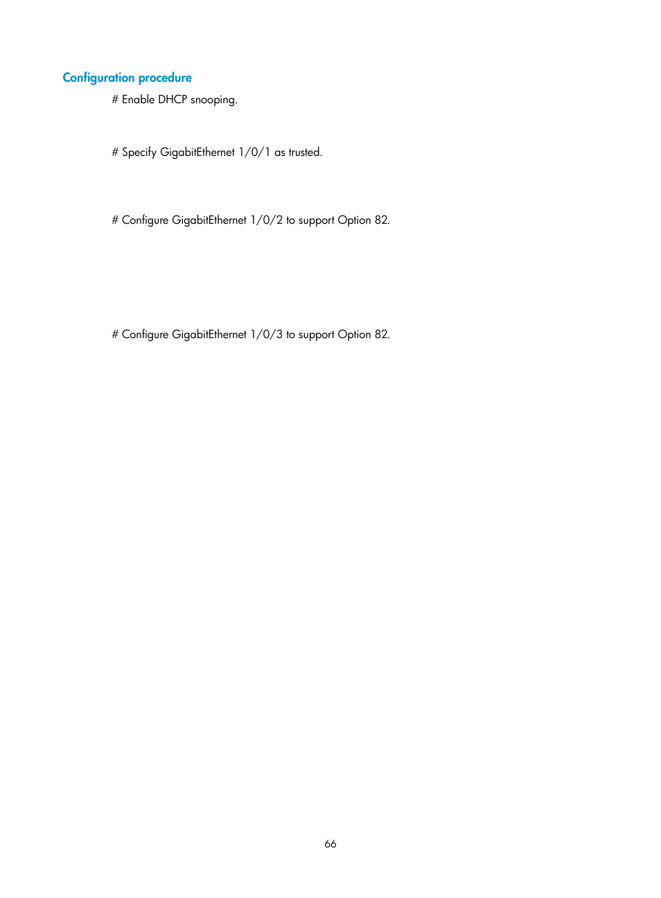 Configuration procedure | H3C Technologies H3C WX3000E Series Wireless Switches User Manual | Page 77 / 191