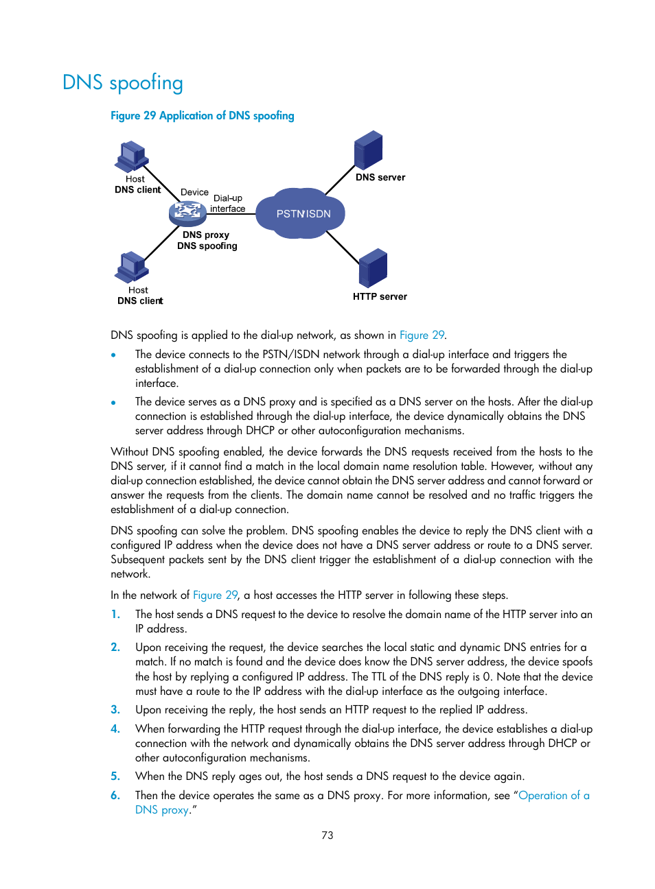 Dns spoofing | H3C Technologies H3C WX3000E Series Wireless Switches User Manual | Page 84 / 191