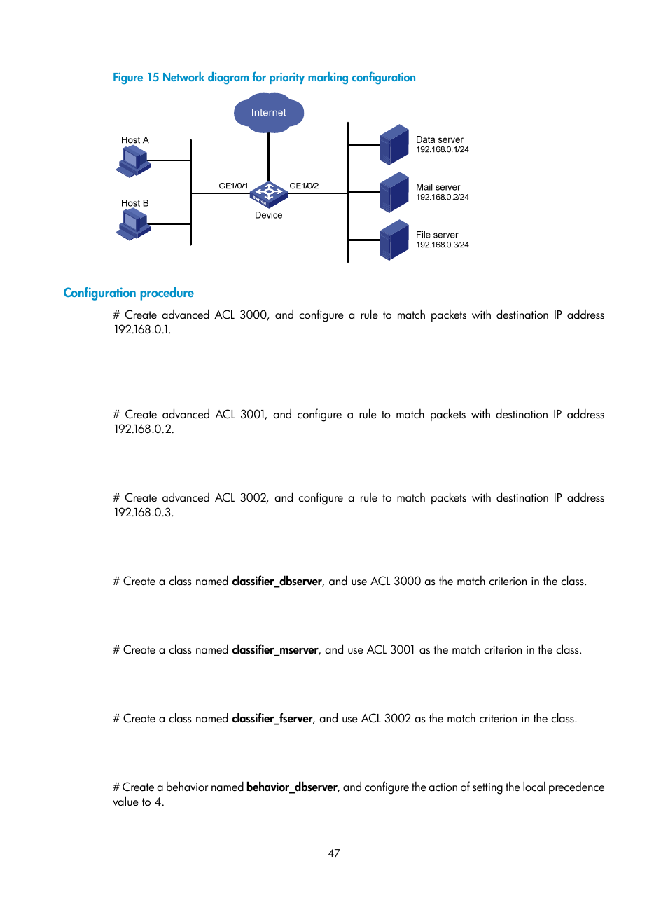 Configuration procedure, Figure 15 | H3C Technologies H3C WX3000E Series Wireless Switches User Manual | Page 54 / 64