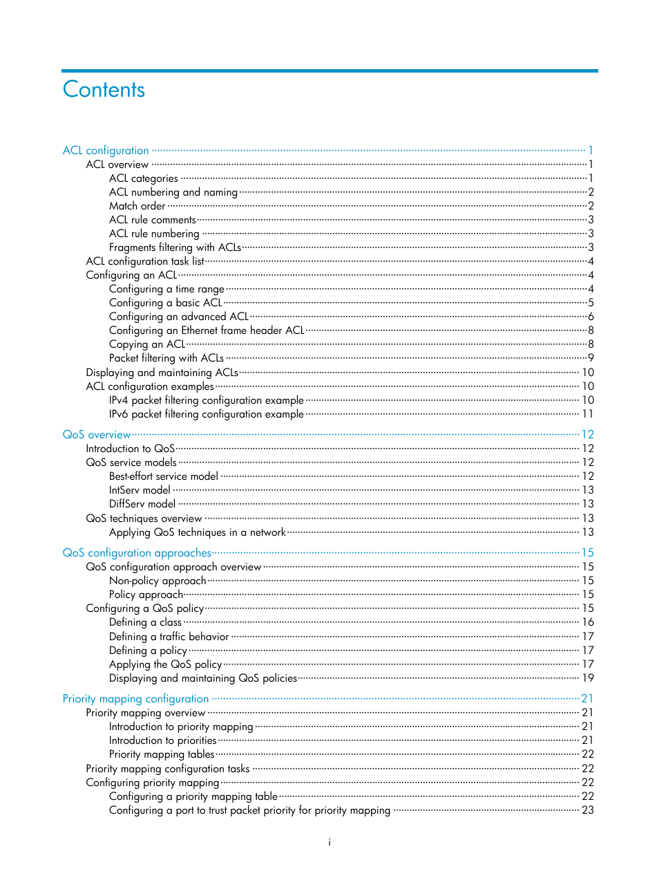 H3C Technologies H3C WX3000E Series Wireless Switches User Manual | Page 6 / 64
