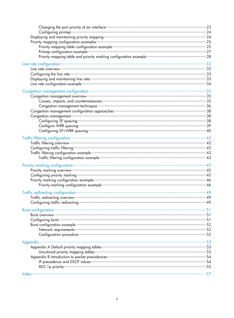 H3C Technologies H3C WX3000E Series Wireless Switches User Manual | Page 7 / 64