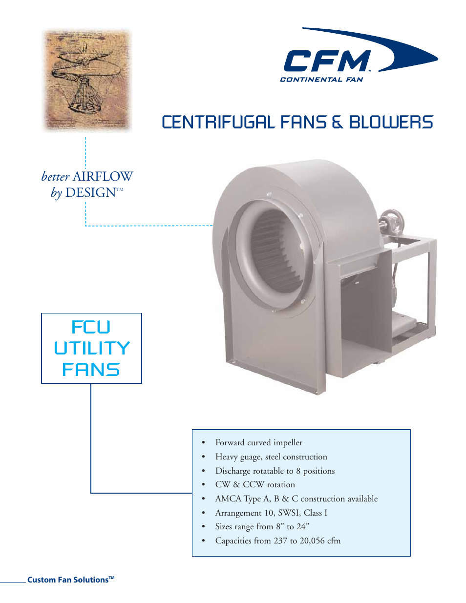 CFM FCU-20 User Manual | 16 pages
