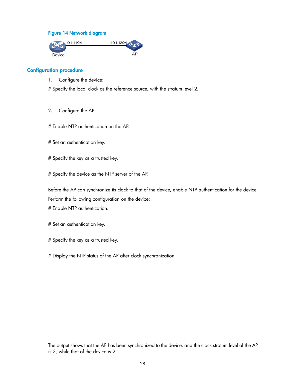 Configuration procedure | H3C Technologies H3C WX3000E Series Wireless Switches User Manual | Page 37 / 80