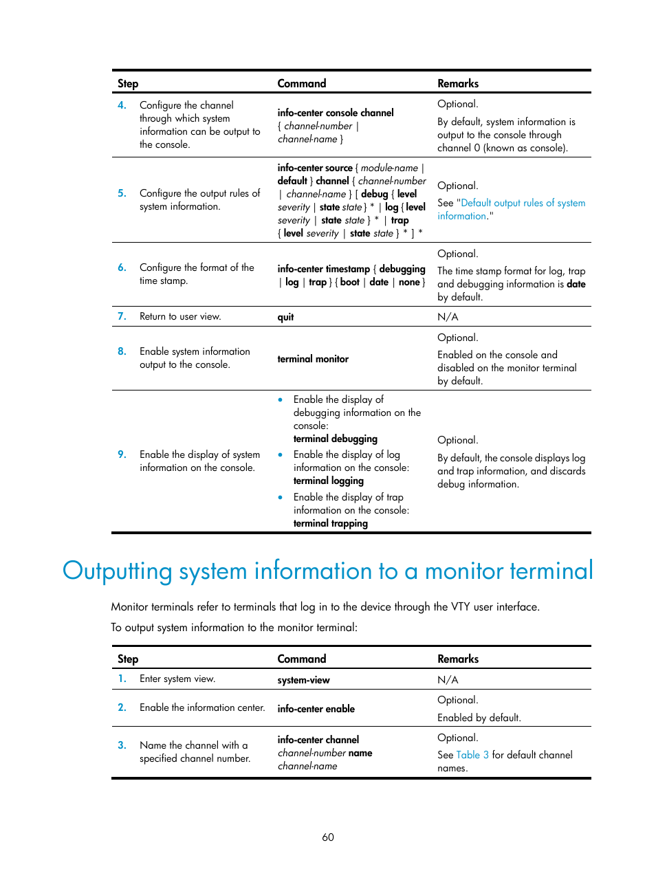 H3C Technologies H3C WX3000E Series Wireless Switches User Manual | Page 69 / 80