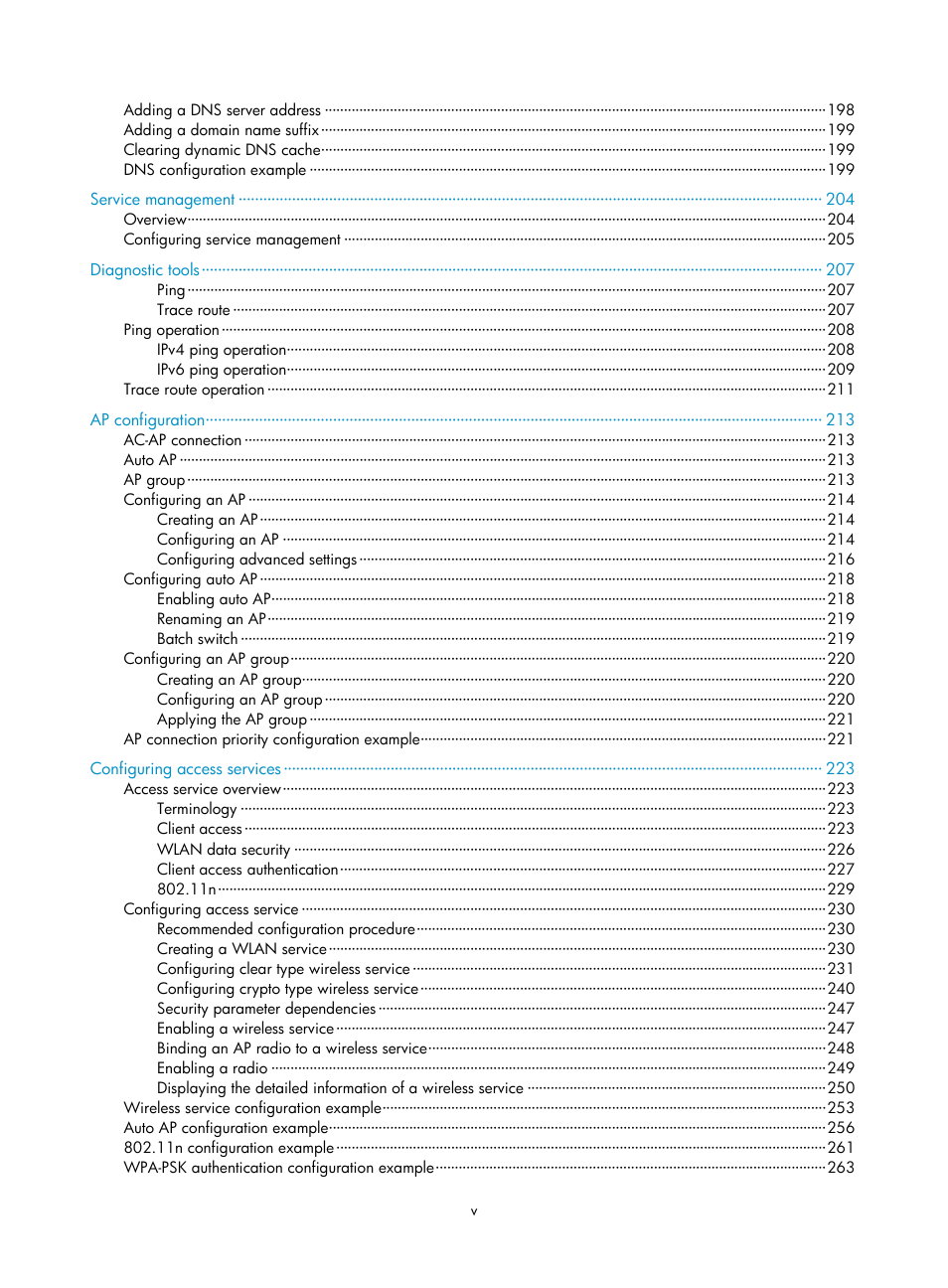 H3C Technologies H3C WX3000E Series Wireless Switches User Manual | Page 10 / 640