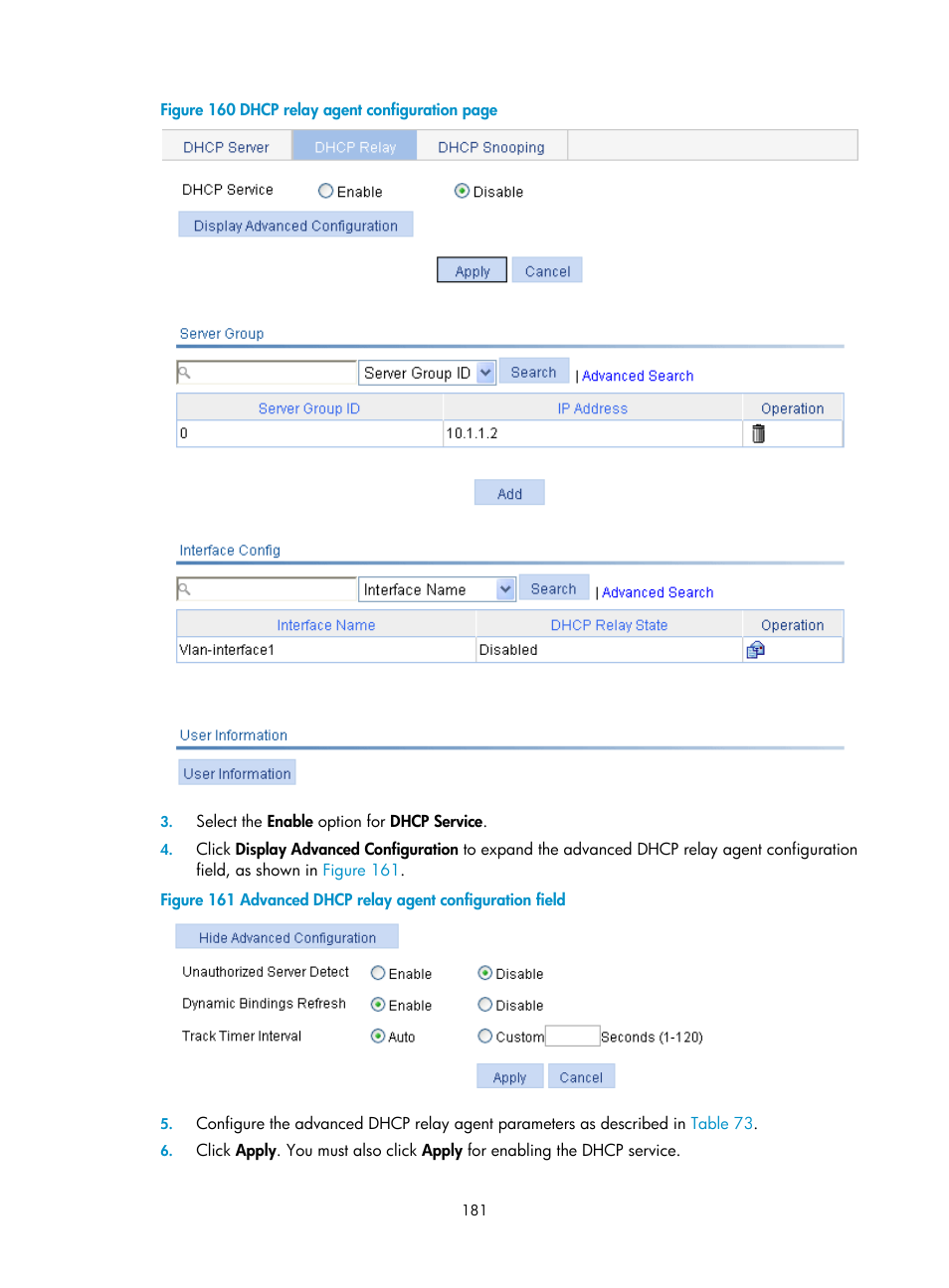 Figure 160 | H3C Technologies H3C WX3000E Series Wireless Switches User Manual | Page 197 / 640