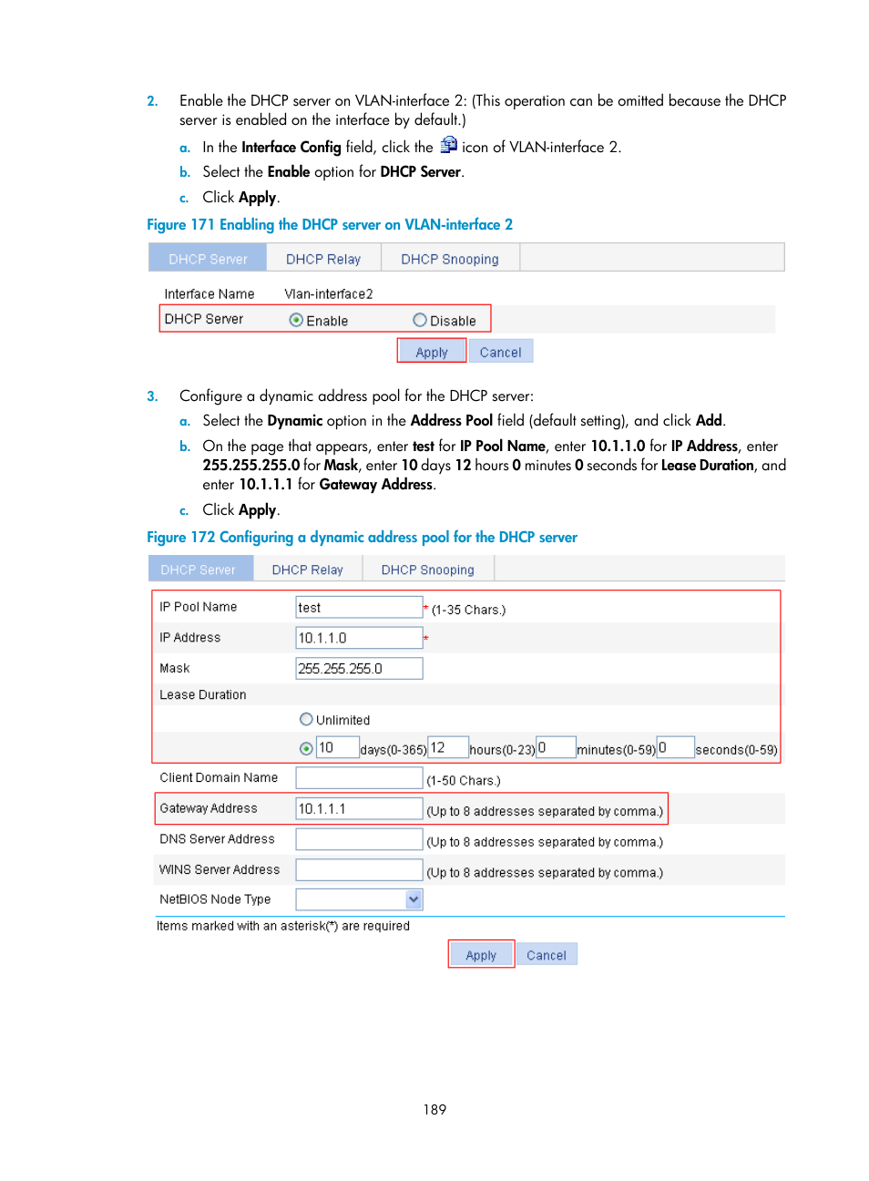 H3C Technologies H3C WX3000E Series Wireless Switches User Manual | Page 205 / 640