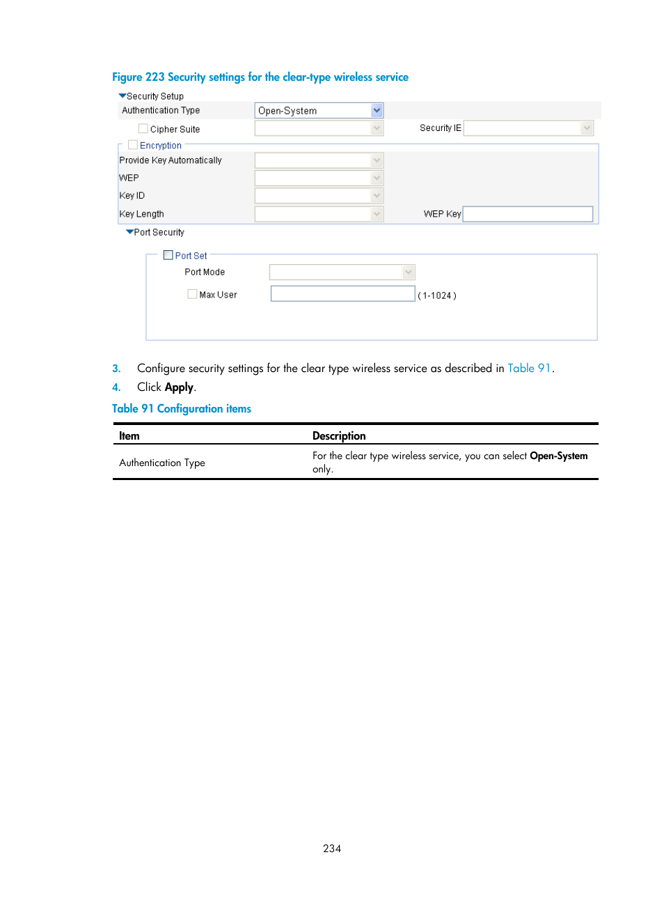 H3C Technologies H3C WX3000E Series Wireless Switches User Manual | Page 250 / 640
