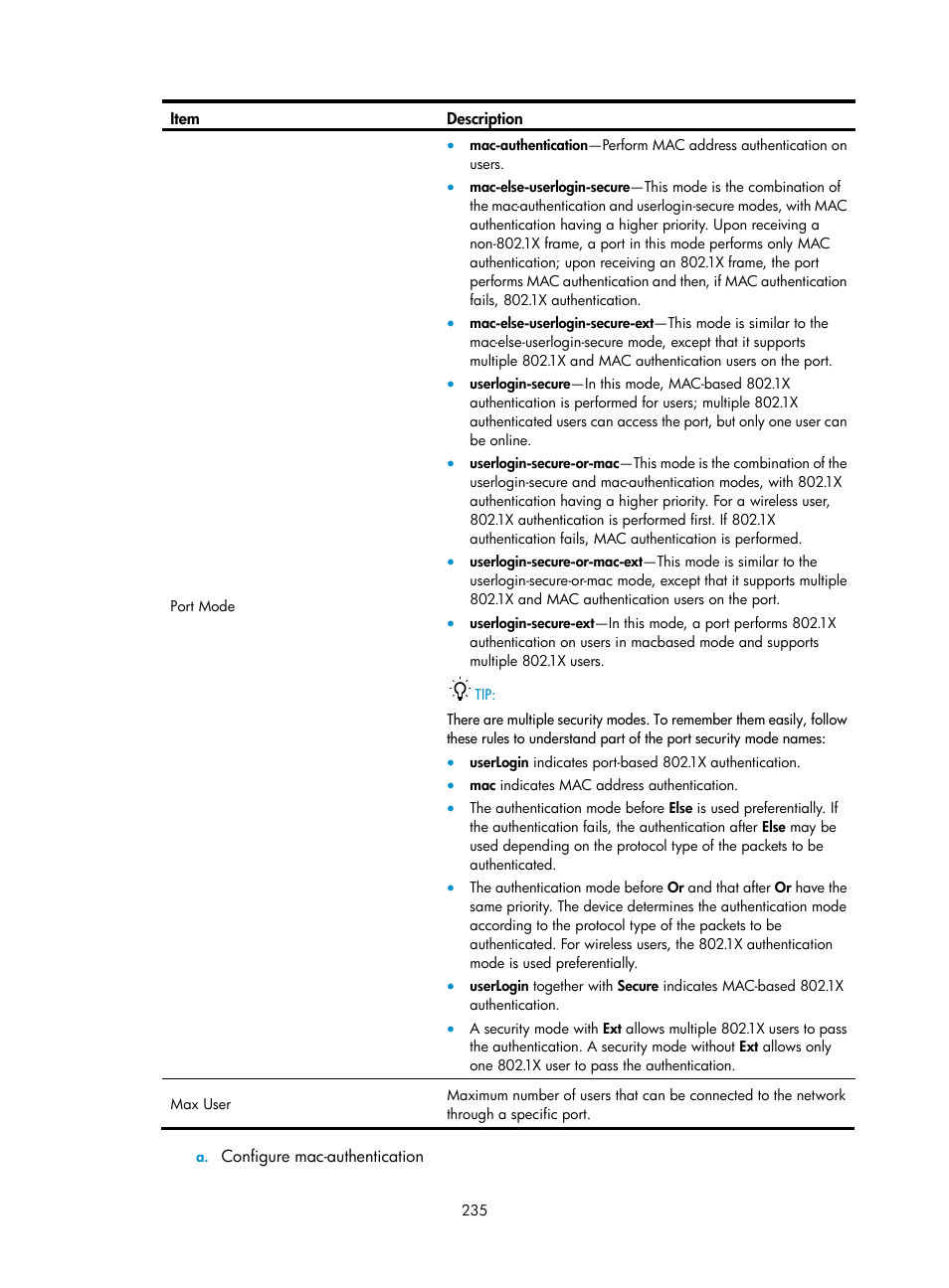 H3C Technologies H3C WX3000E Series Wireless Switches User Manual | Page 251 / 640