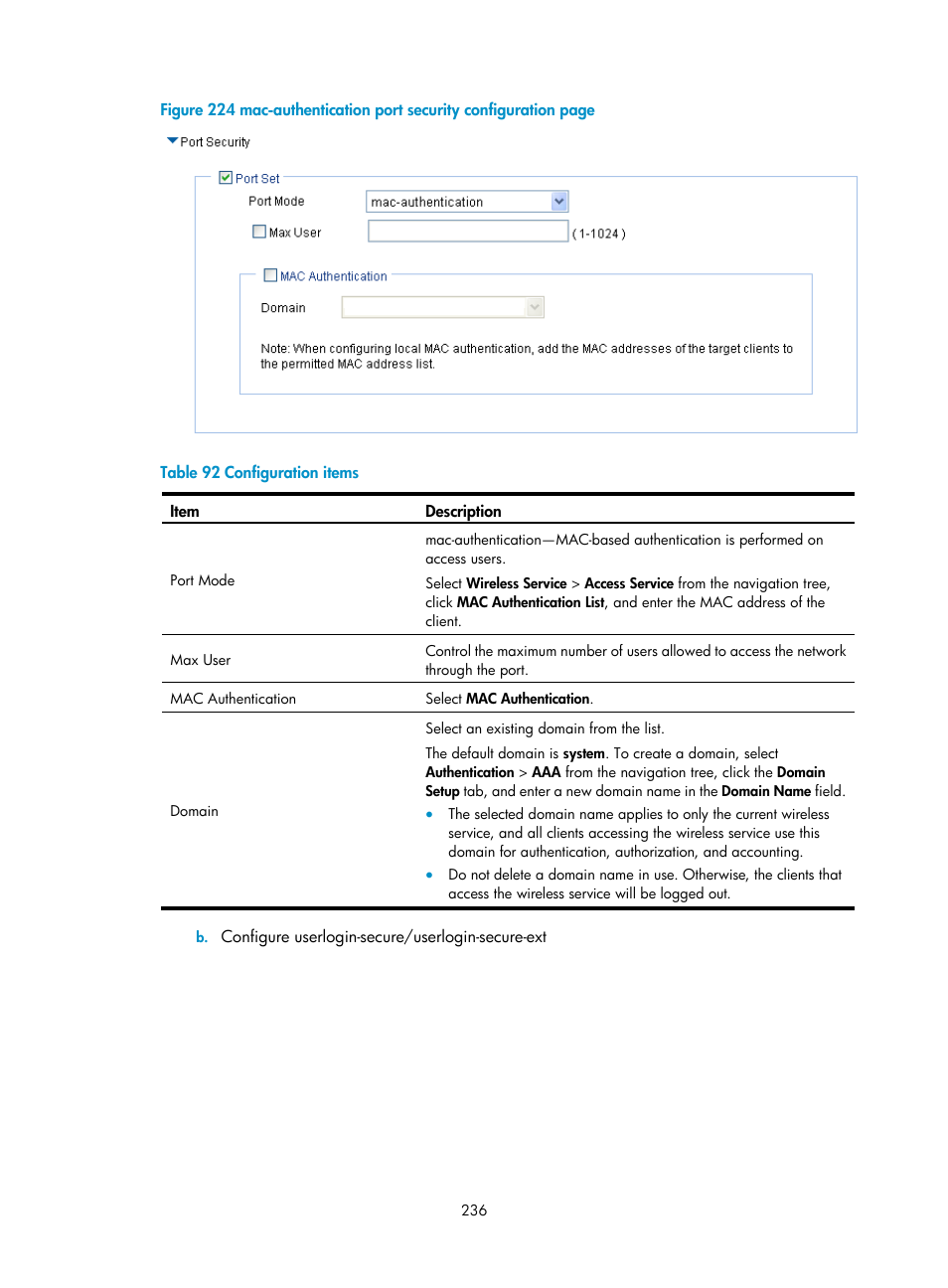 H3C Technologies H3C WX3000E Series Wireless Switches User Manual | Page 252 / 640