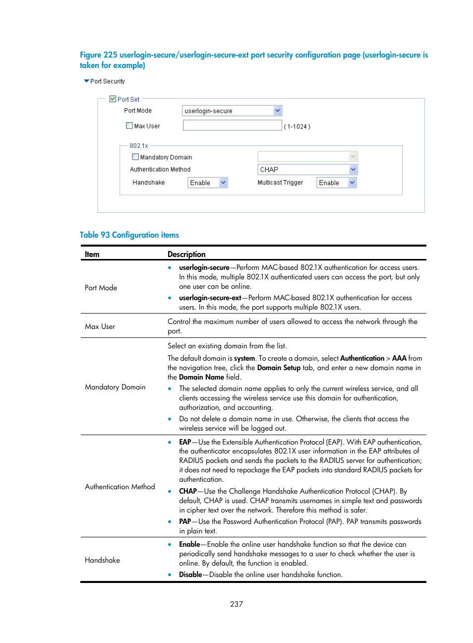 H3C Technologies H3C WX3000E Series Wireless Switches User Manual | Page 253 / 640