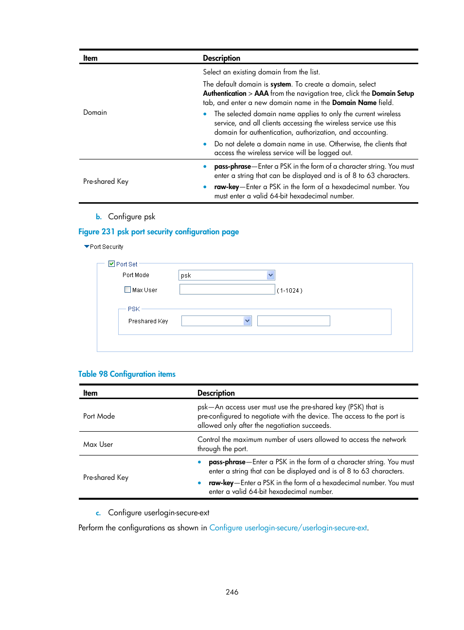 H3C Technologies H3C WX3000E Series Wireless Switches User Manual | Page 262 / 640