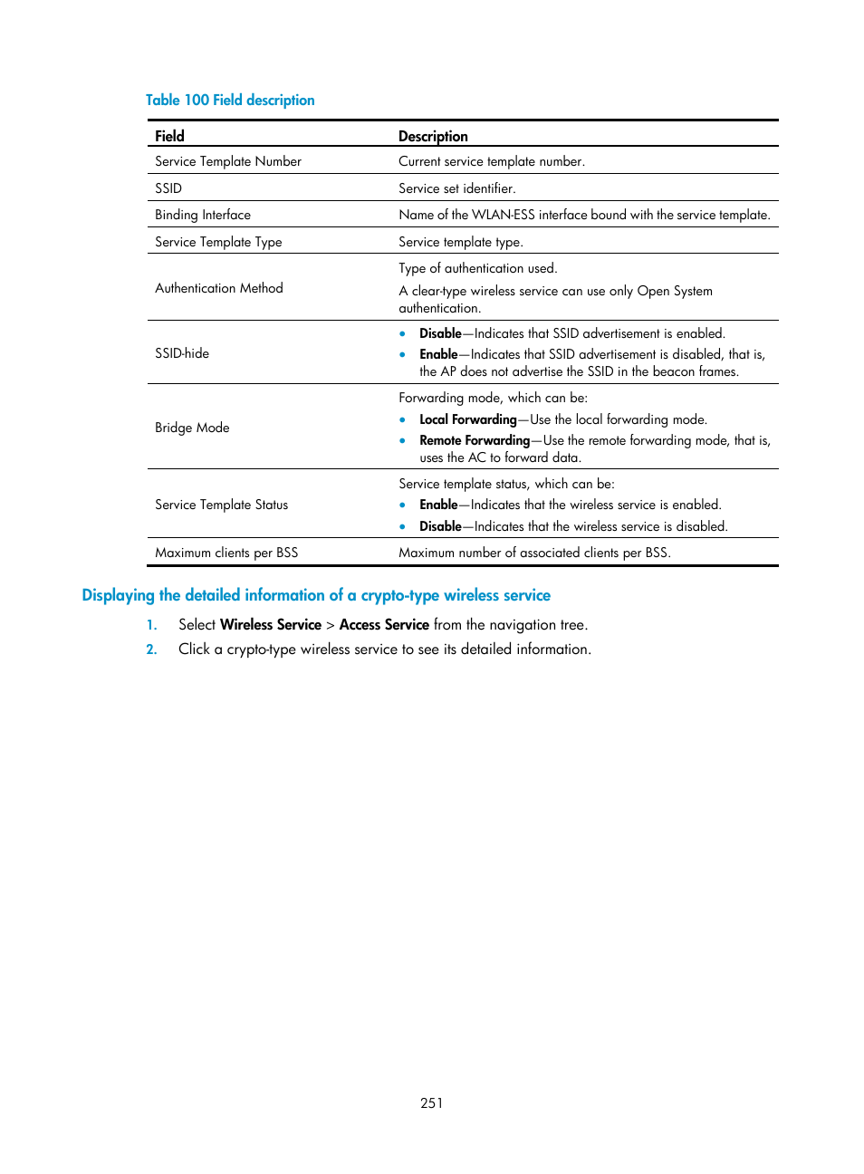 H3C Technologies H3C WX3000E Series Wireless Switches User Manual | Page 267 / 640