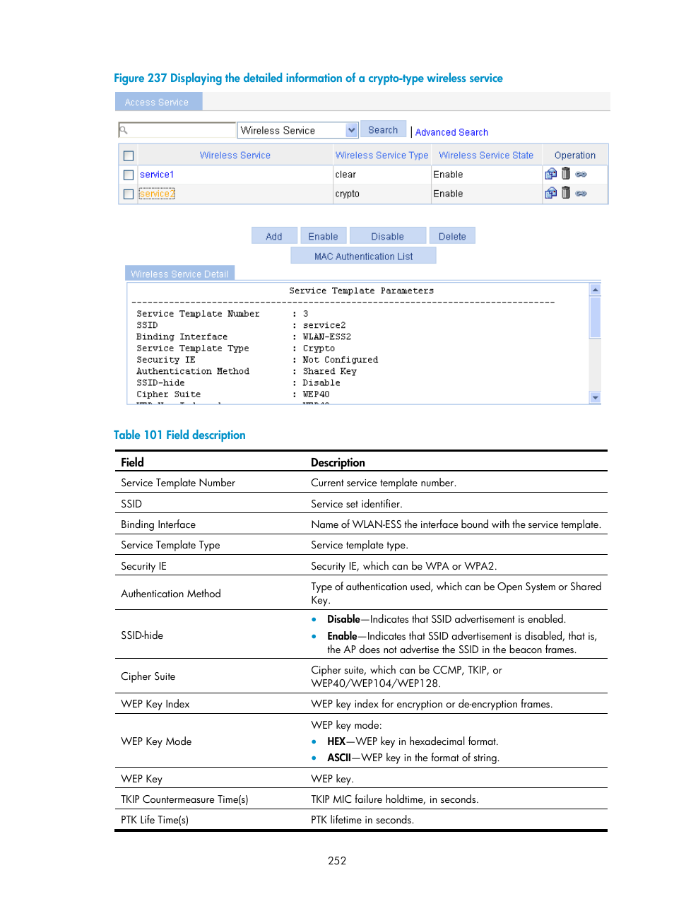 H3C Technologies H3C WX3000E Series Wireless Switches User Manual | Page 268 / 640