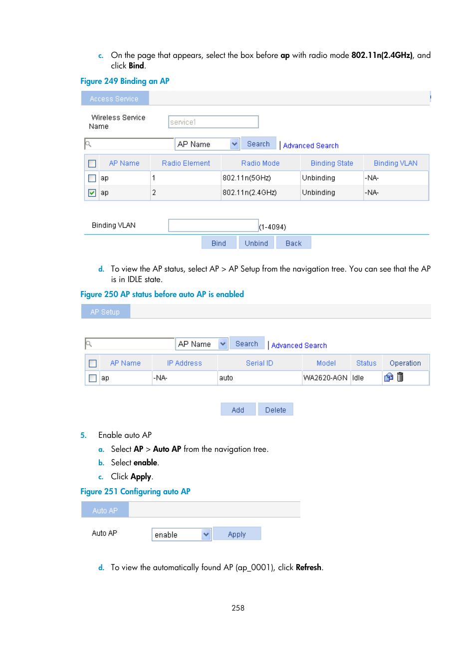 H3C Technologies H3C WX3000E Series Wireless Switches User Manual | Page 274 / 640