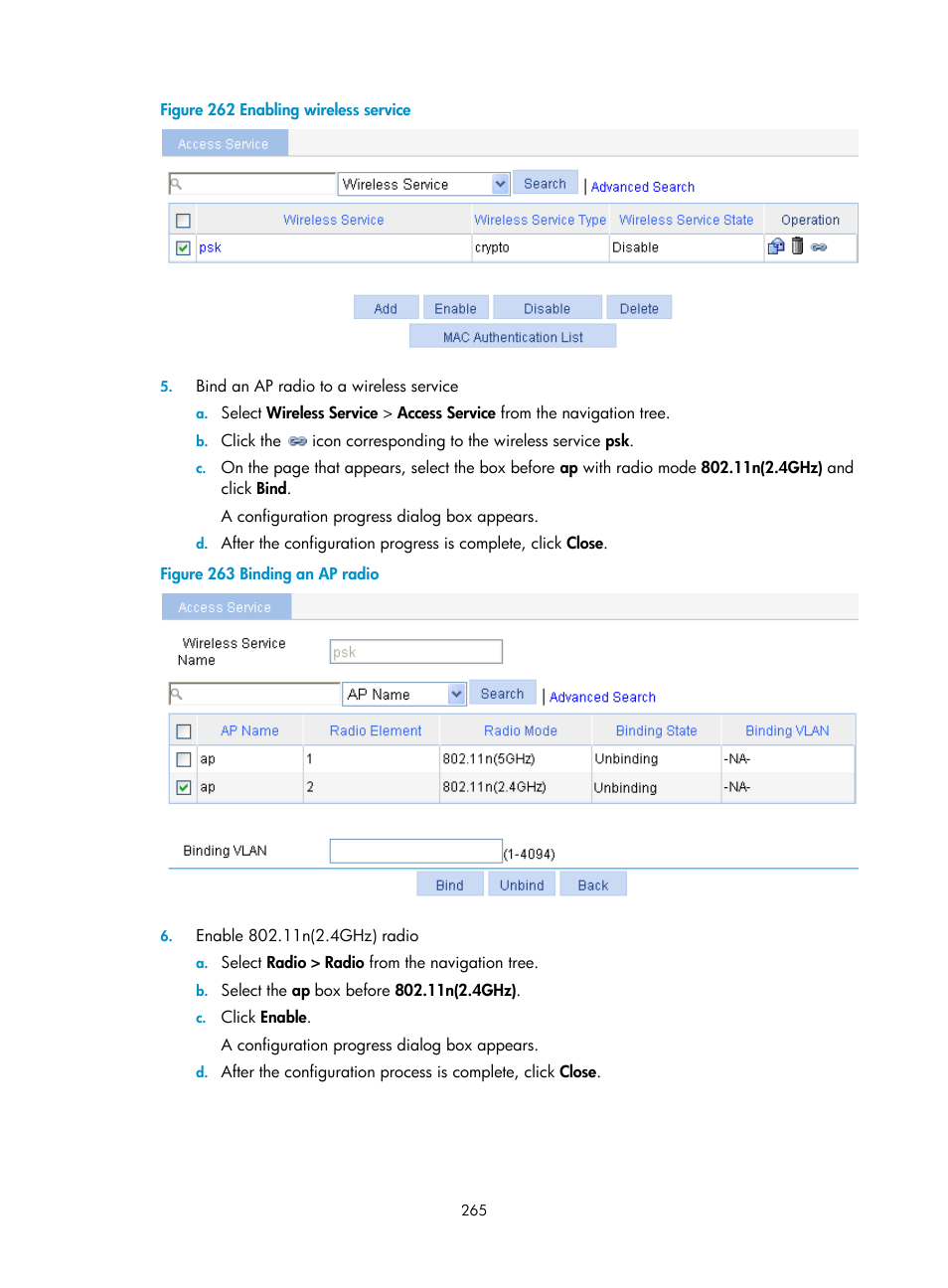 H3C Technologies H3C WX3000E Series Wireless Switches User Manual | Page 281 / 640