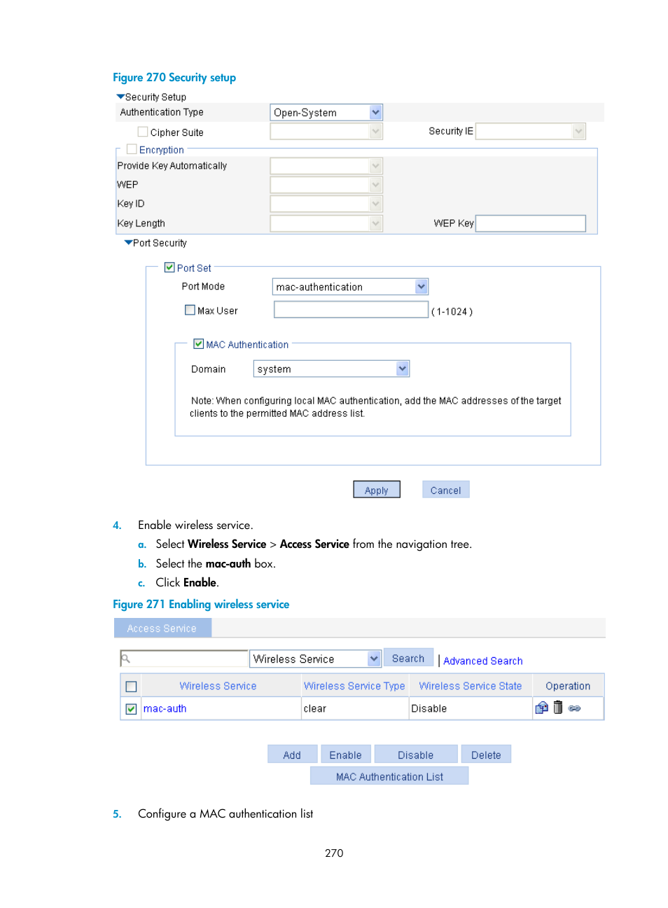 H3C Technologies H3C WX3000E Series Wireless Switches User Manual | Page 286 / 640