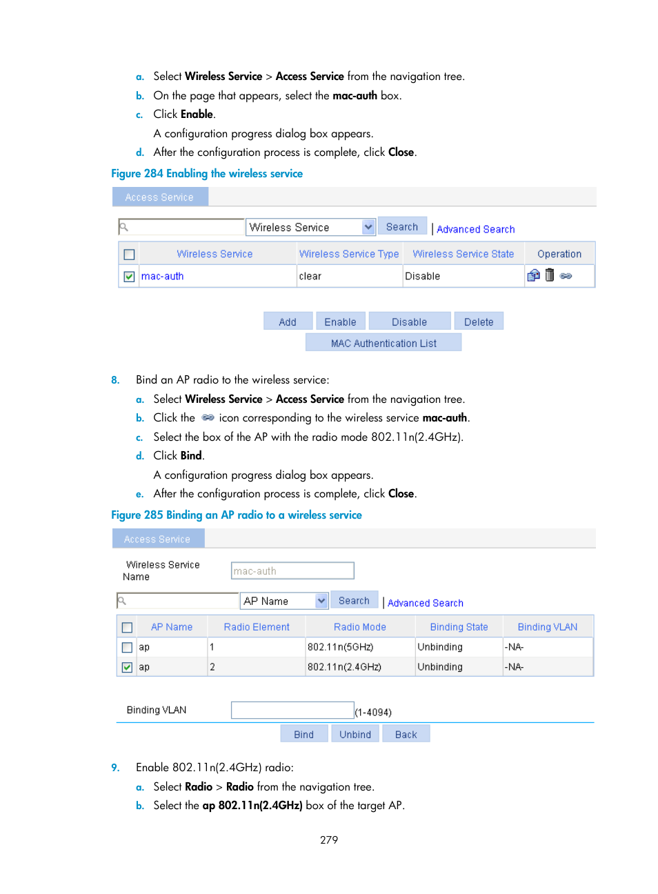 H3C Technologies H3C WX3000E Series Wireless Switches User Manual | Page 295 / 640