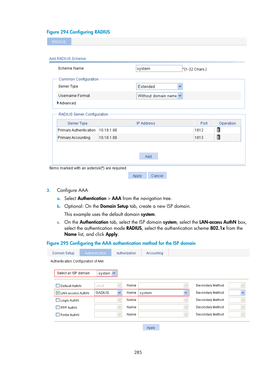 H3C Technologies H3C WX3000E Series Wireless Switches User Manual | Page 301 / 640