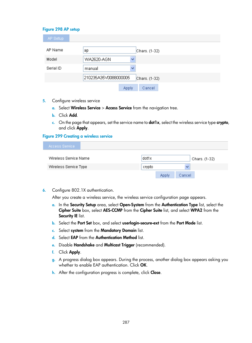 H3C Technologies H3C WX3000E Series Wireless Switches User Manual | Page 303 / 640