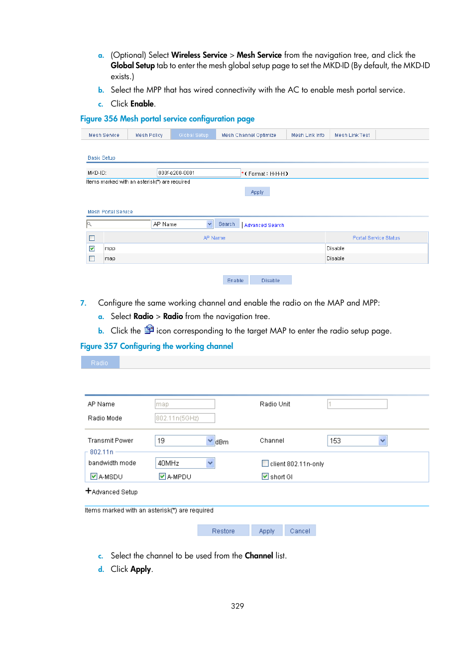 H3C Technologies H3C WX3000E Series Wireless Switches User Manual | Page 345 / 640