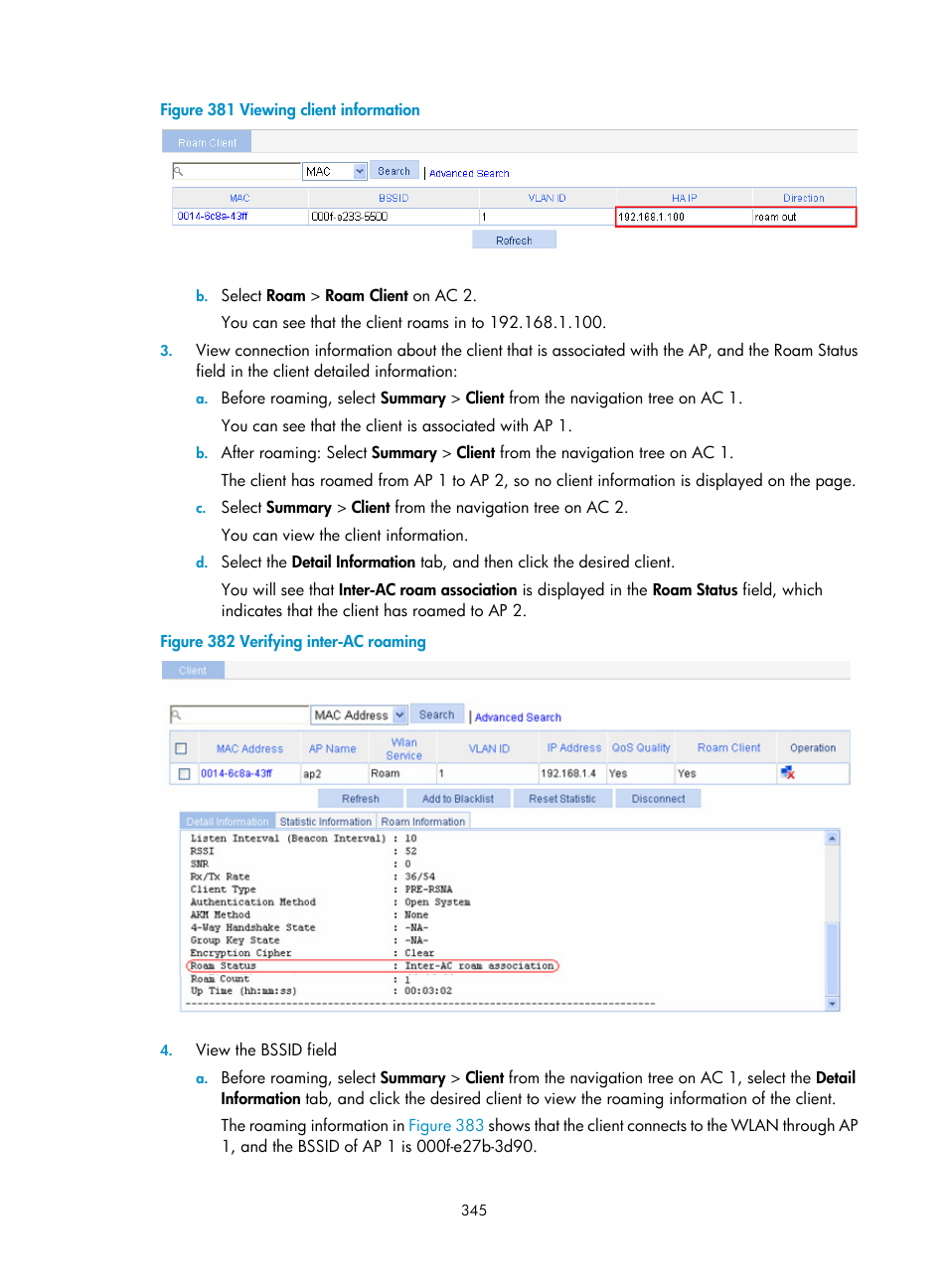 H3C Technologies H3C WX3000E Series Wireless Switches User Manual | Page 361 / 640