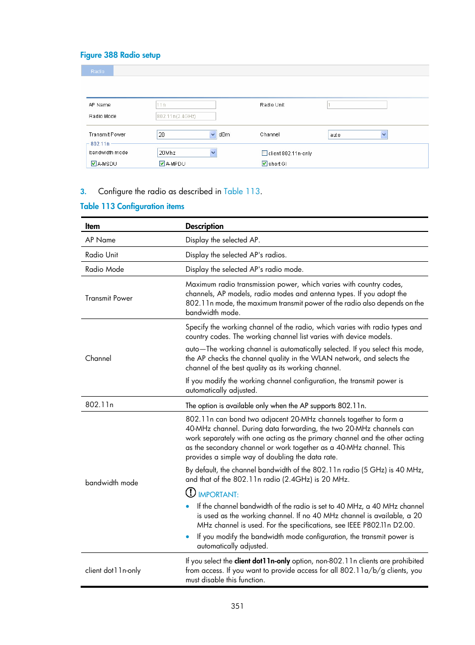 H3C Technologies H3C WX3000E Series Wireless Switches User Manual | Page 367 / 640